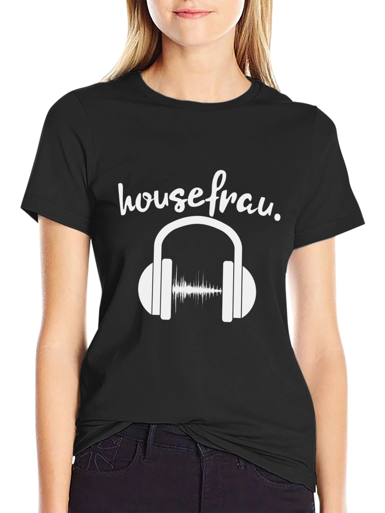 Housefrau Headphone Graphic T-Shirt