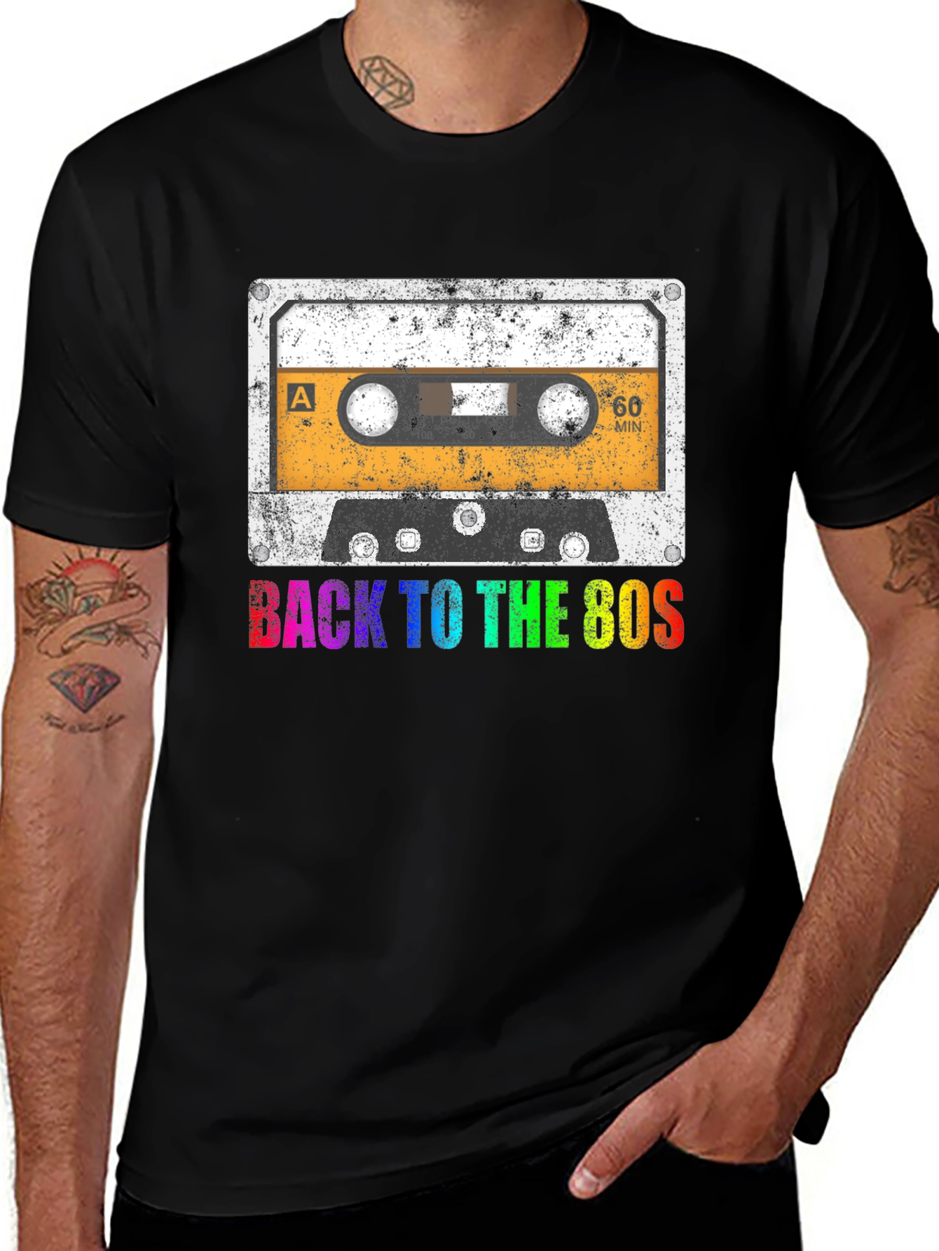 Retro 80s Cassette Tape Graphic Tee