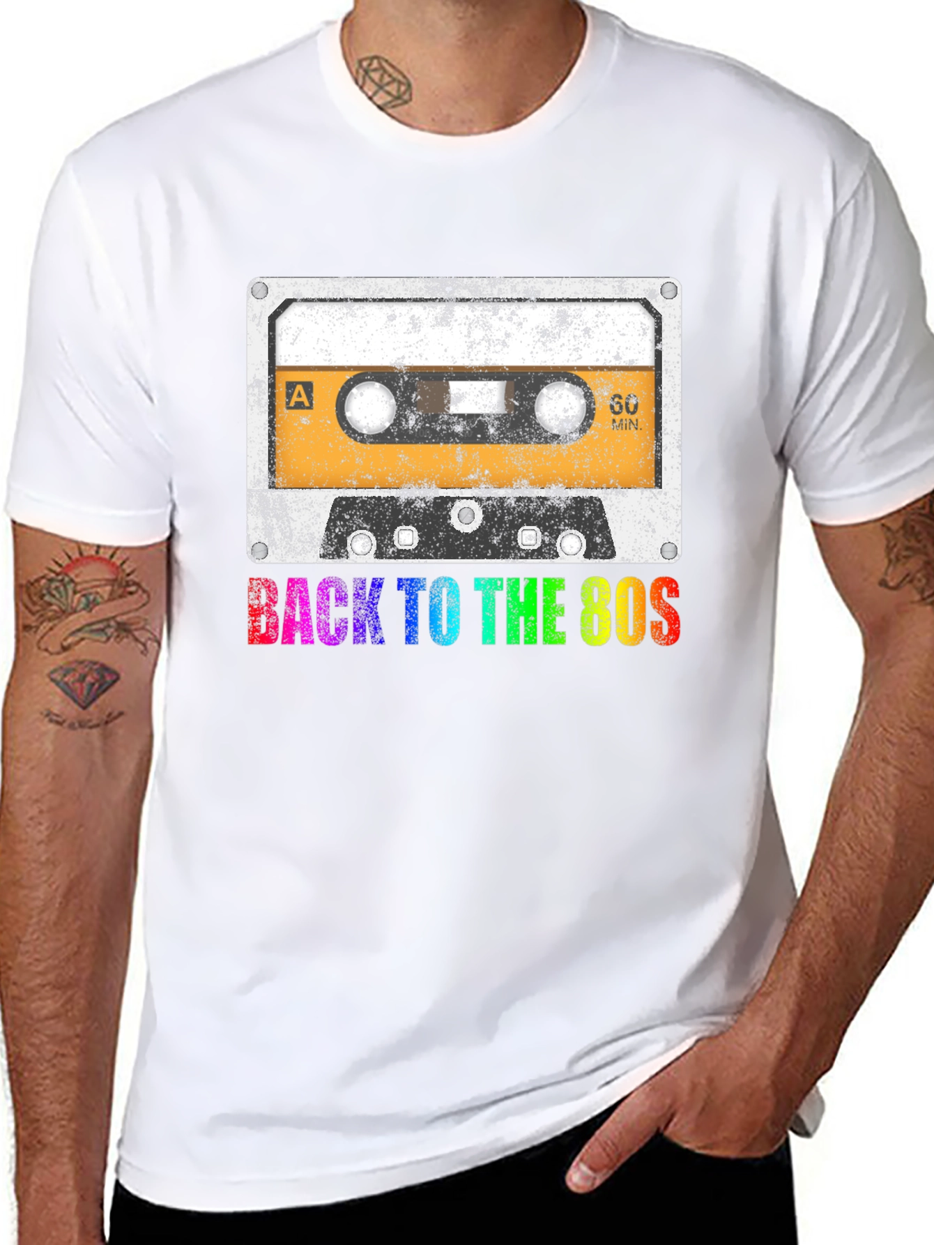 Retro 80s Cassette Tape Graphic Tee