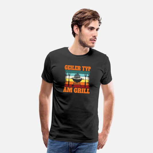Geiler Typ am Grill – Herren BBQ Shirt