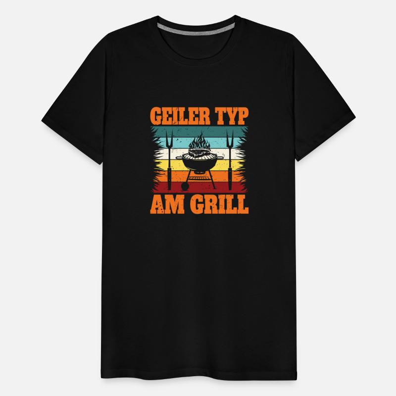 Geiler Typ am Grill – Herren BBQ Shirt