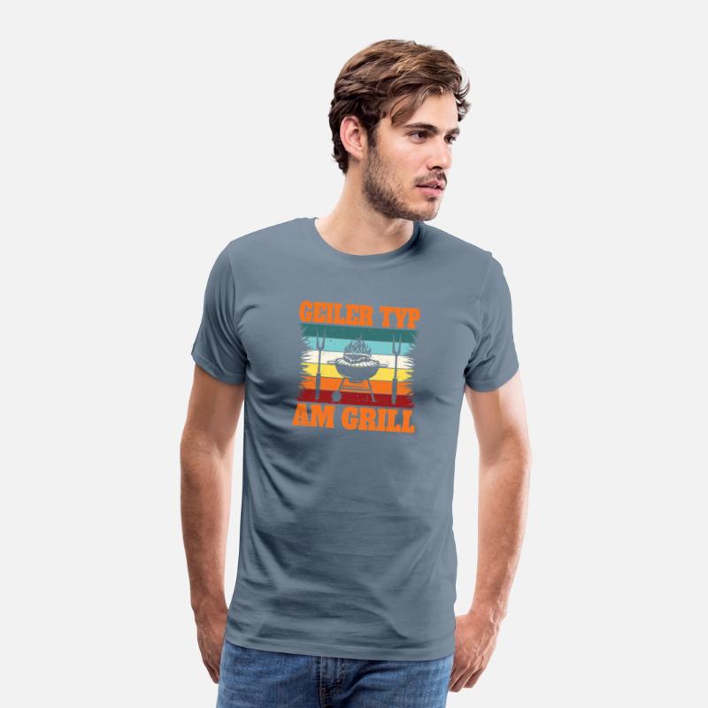 Geiler Typ am Grill – Herren BBQ Shirt