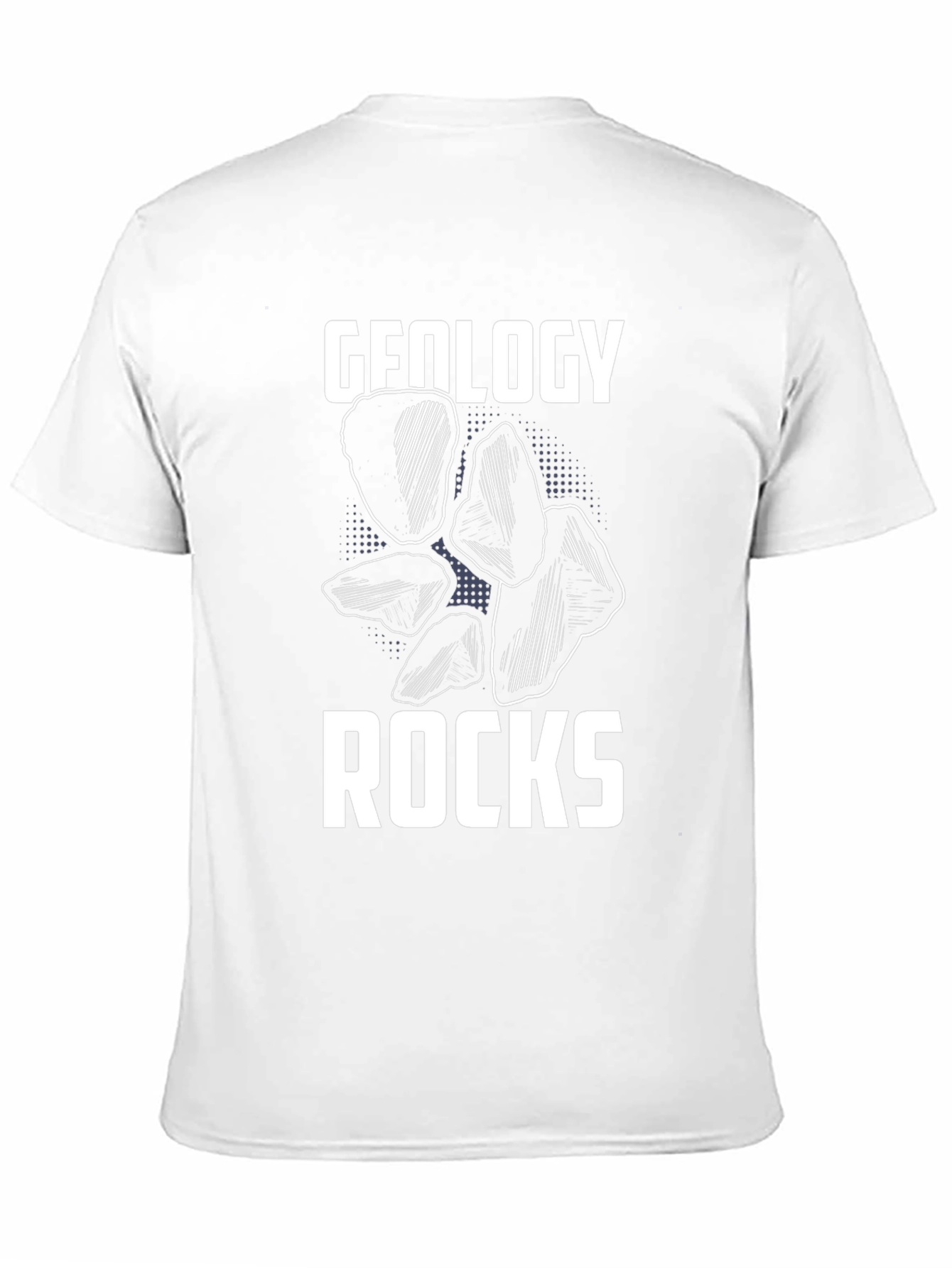 Geology Rocks Graphic Tee - Black Cotton T-Shirt