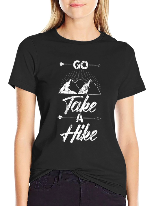 Go Take a Hike Graphic Tee - Black