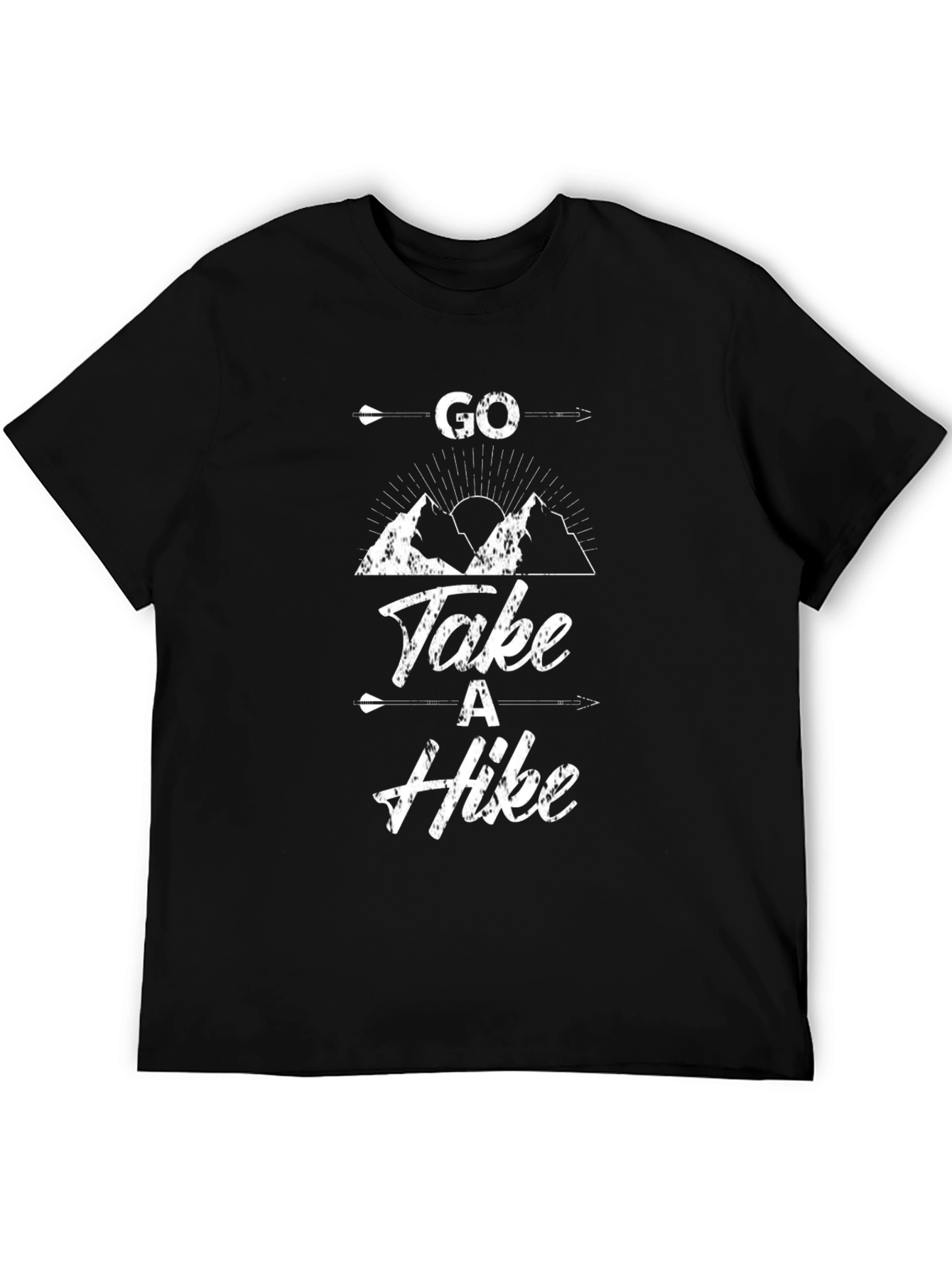 Go Take a Hike Graphic Tee - Black