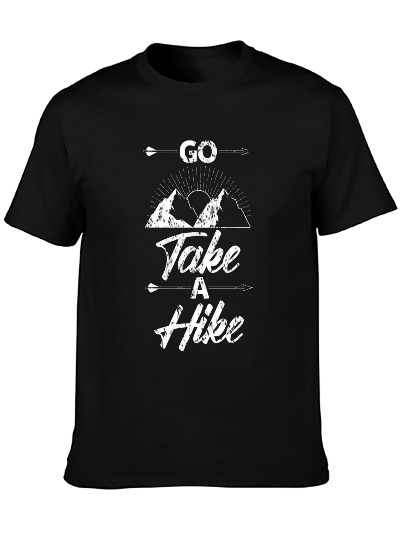 Go Take a Hike Graphic Tee - Black