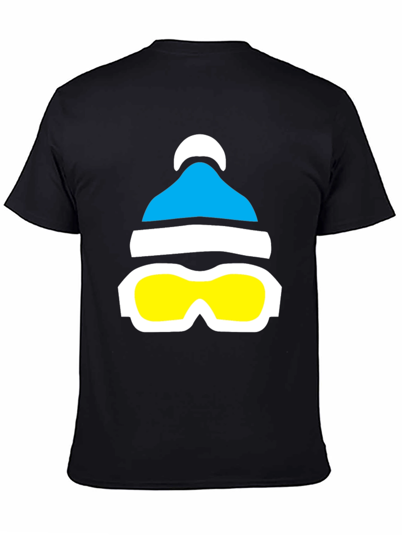 Ski Hat & Goggles Graphic Tee - Winter Fun!