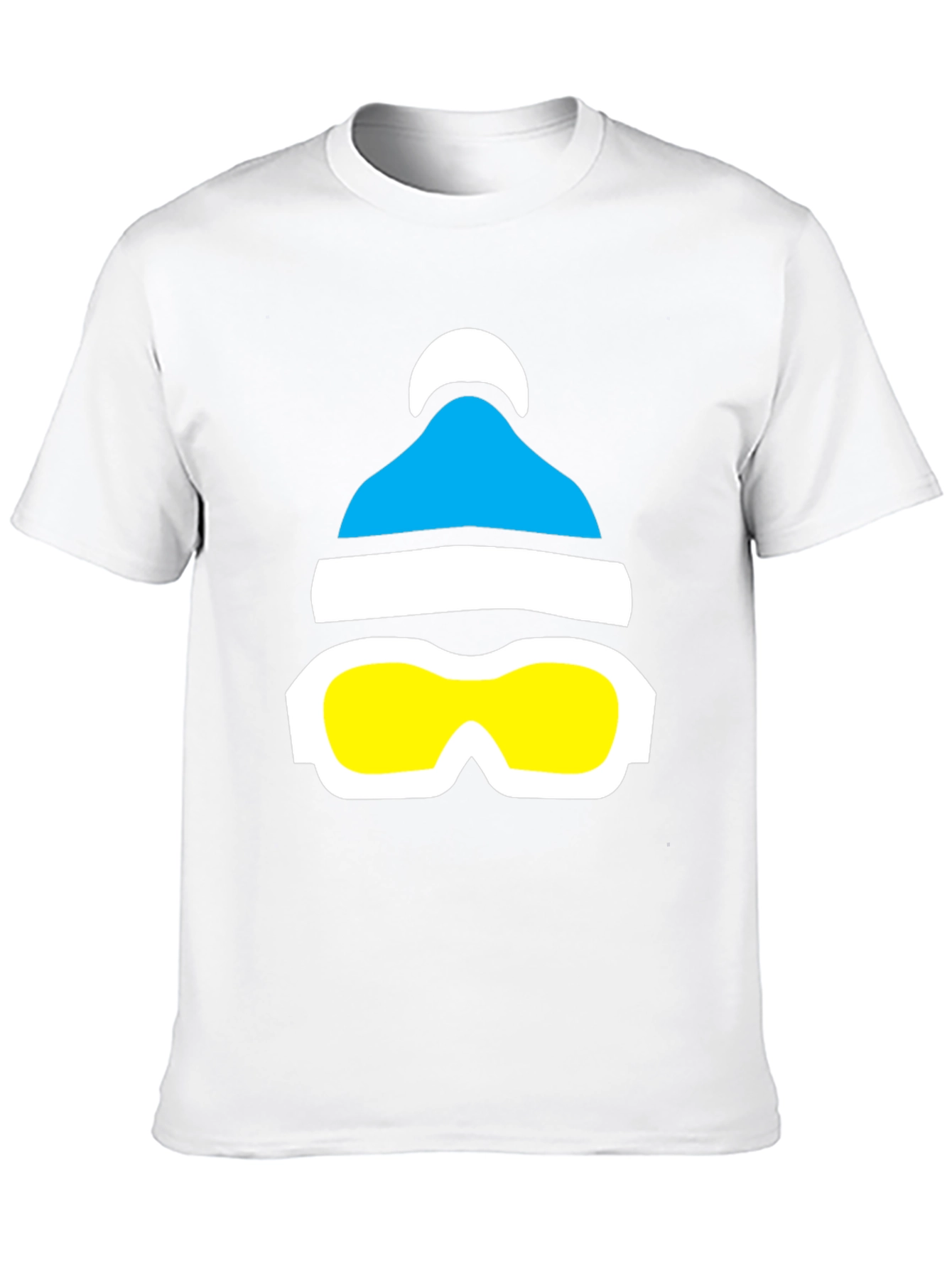 Ski Hat & Goggles Graphic Tee - Winter Fun!
