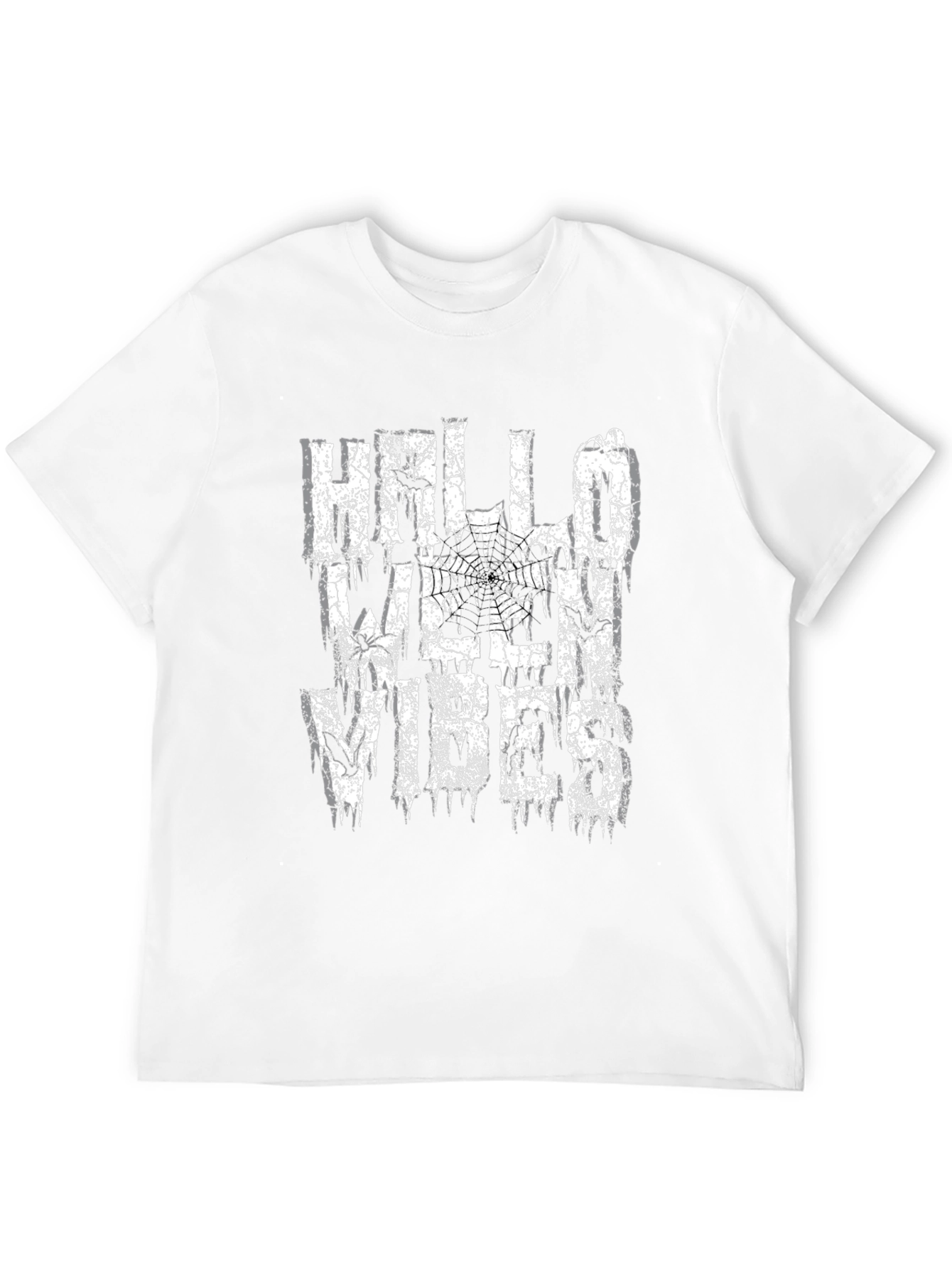 Halloween Vibes Graphic T-Shirt - Black