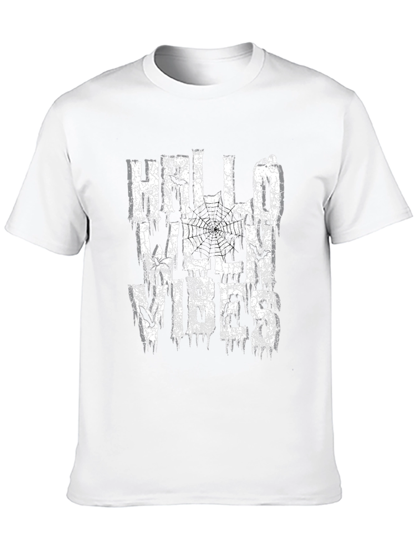 Halloween Vibes Graphic T-Shirt - Black