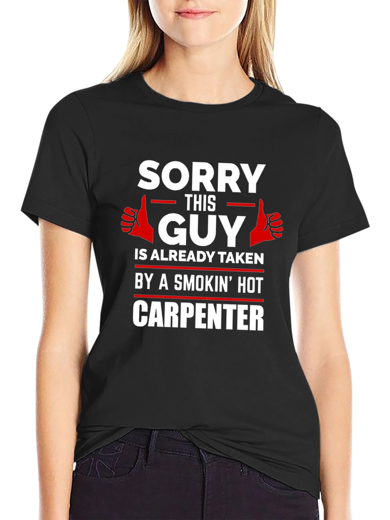 Sorry This Guy Is Taken Carpenter Graphic T-Shirt