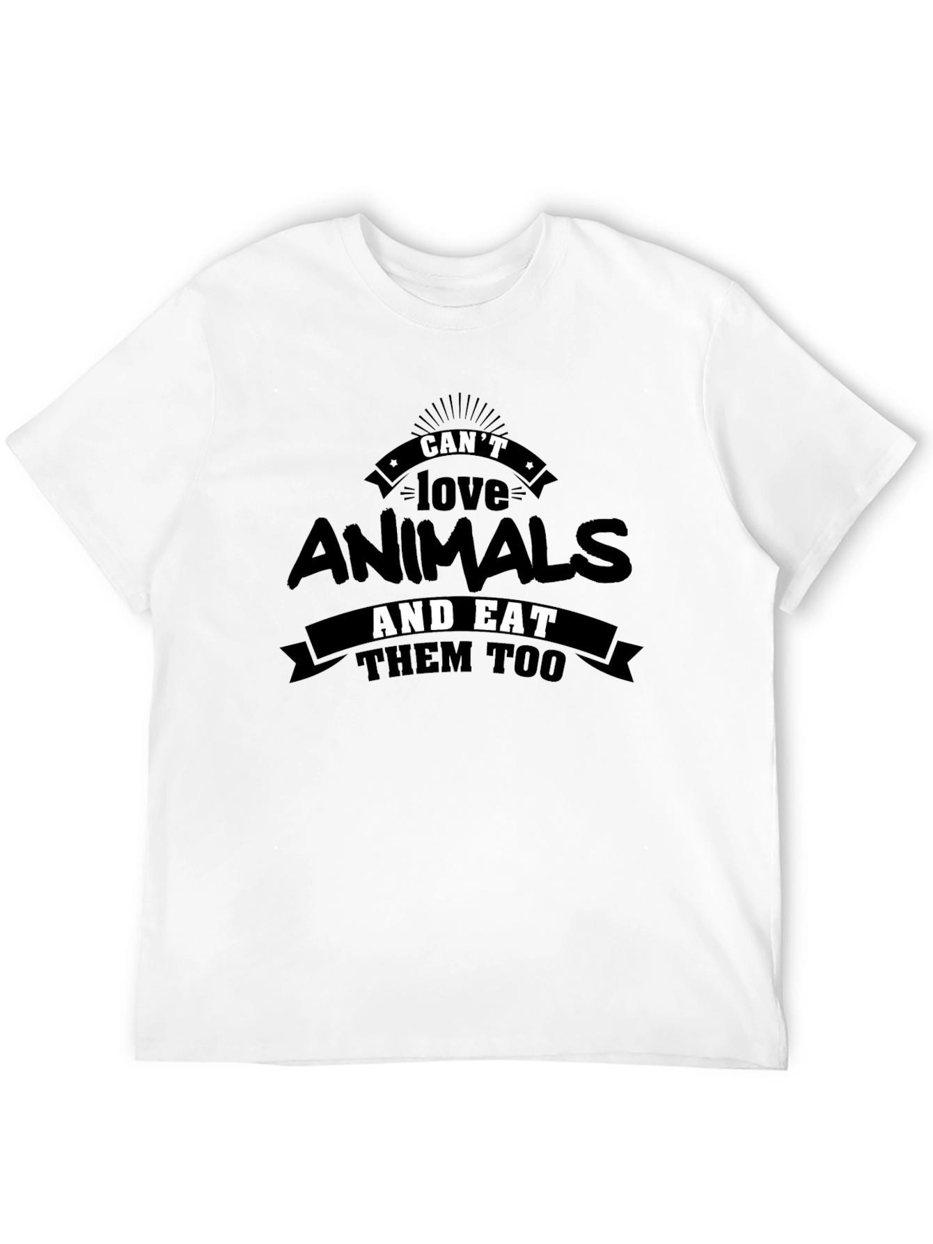 Animal Lover Graphic Tee - Vegan Statement T-Shirt