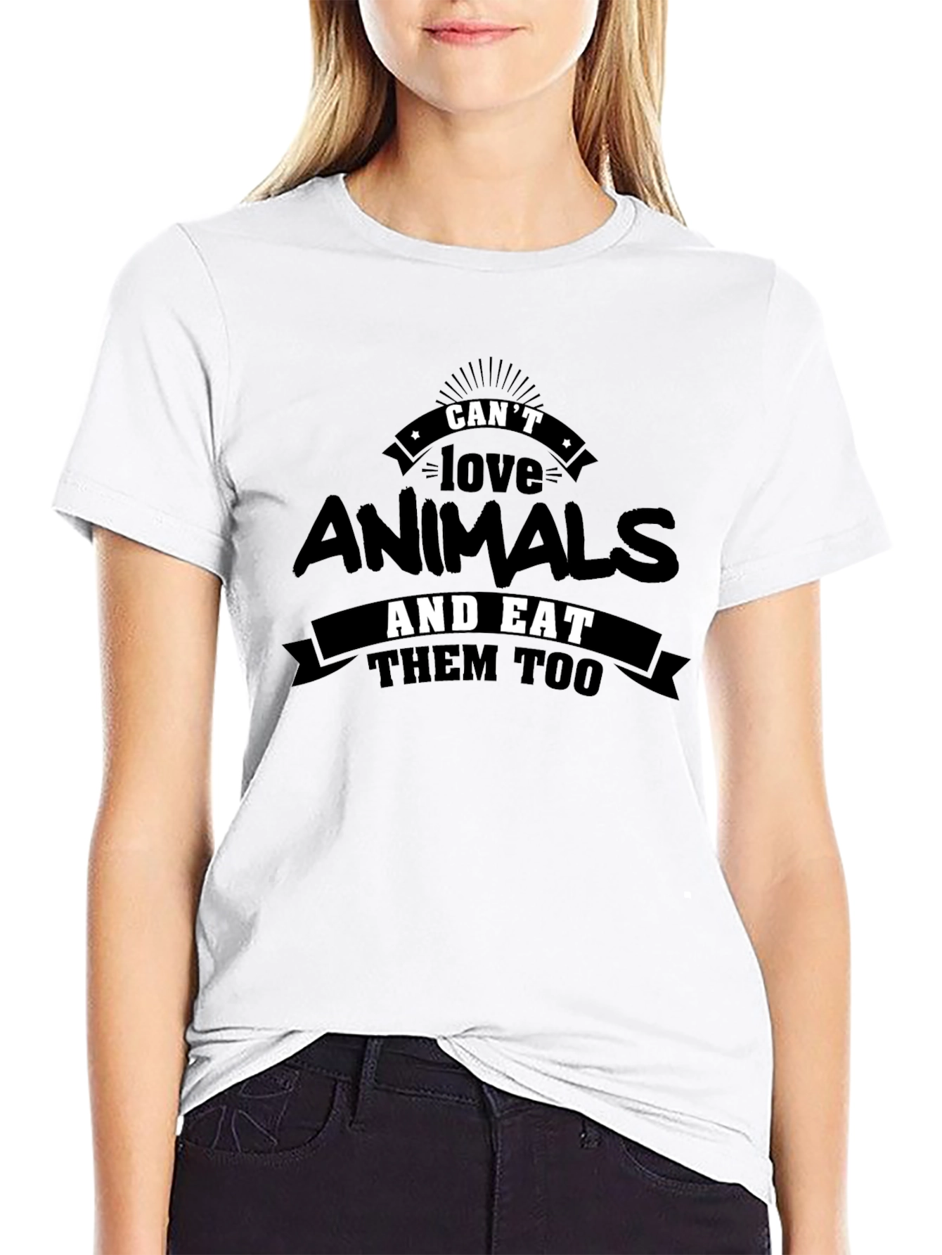 Animal Lover Graphic Tee - Vegan Statement T-Shirt