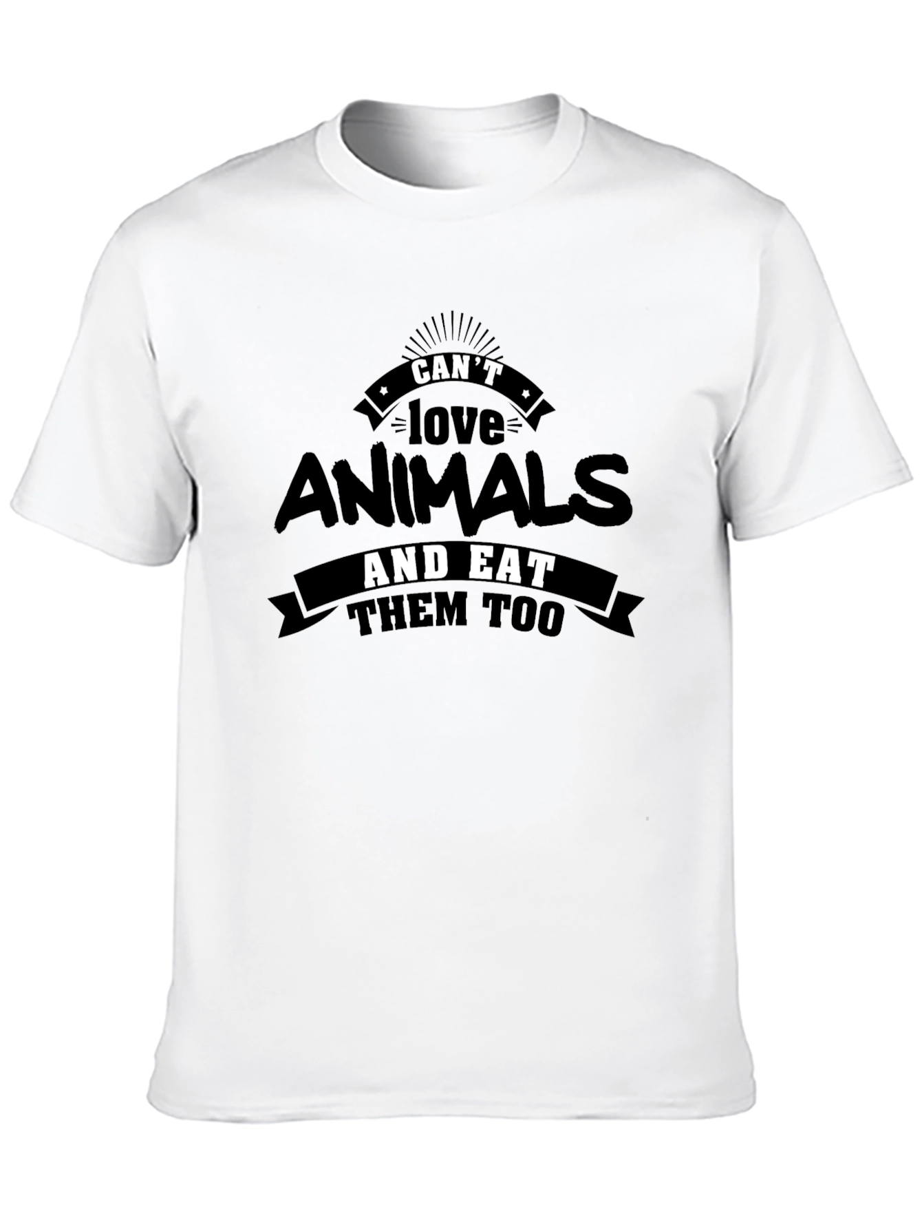 Animal Lover Graphic Tee - Vegan Statement T-Shirt