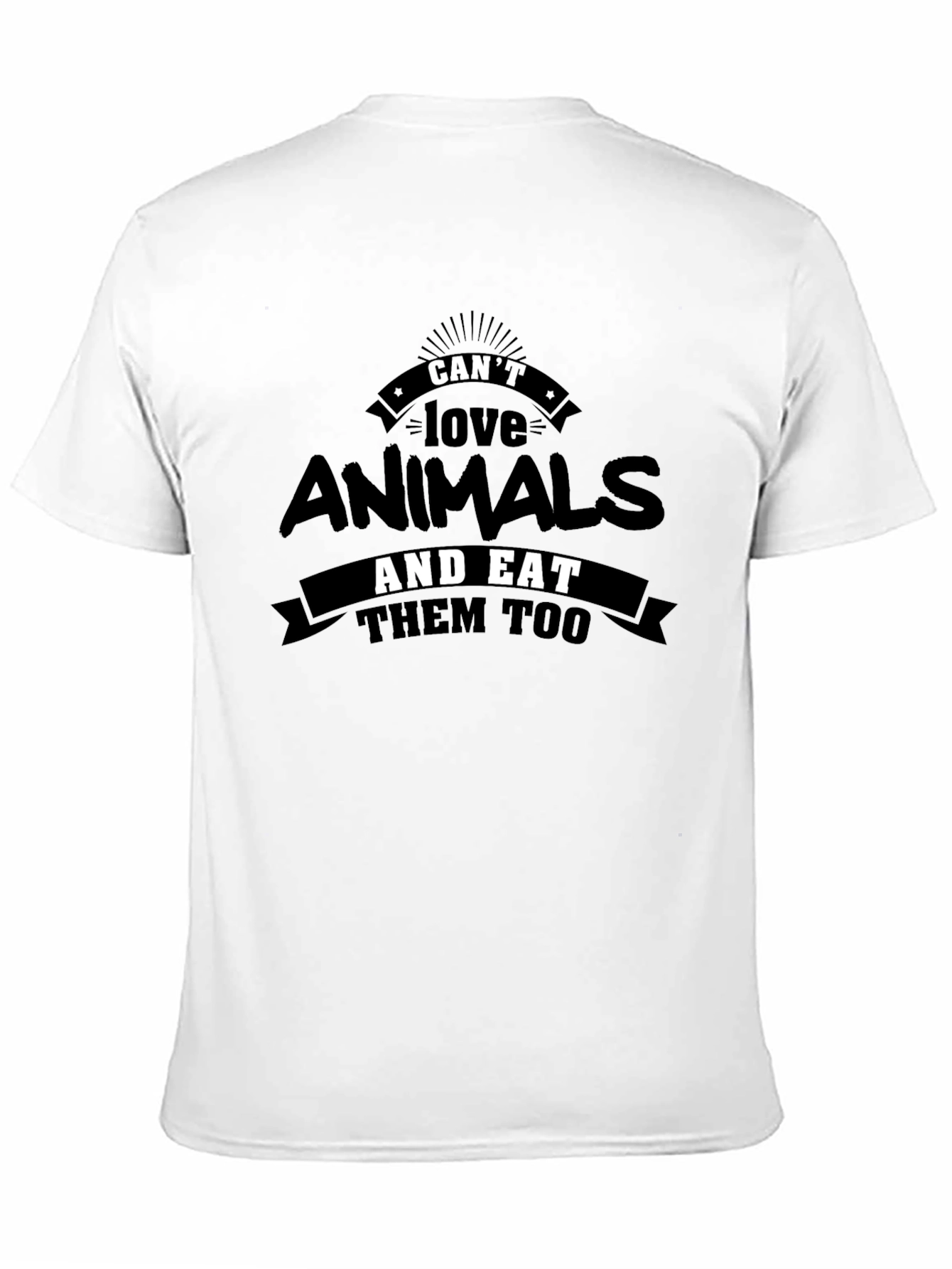 Animal Lover Graphic Tee - Vegan Statement T-Shirt