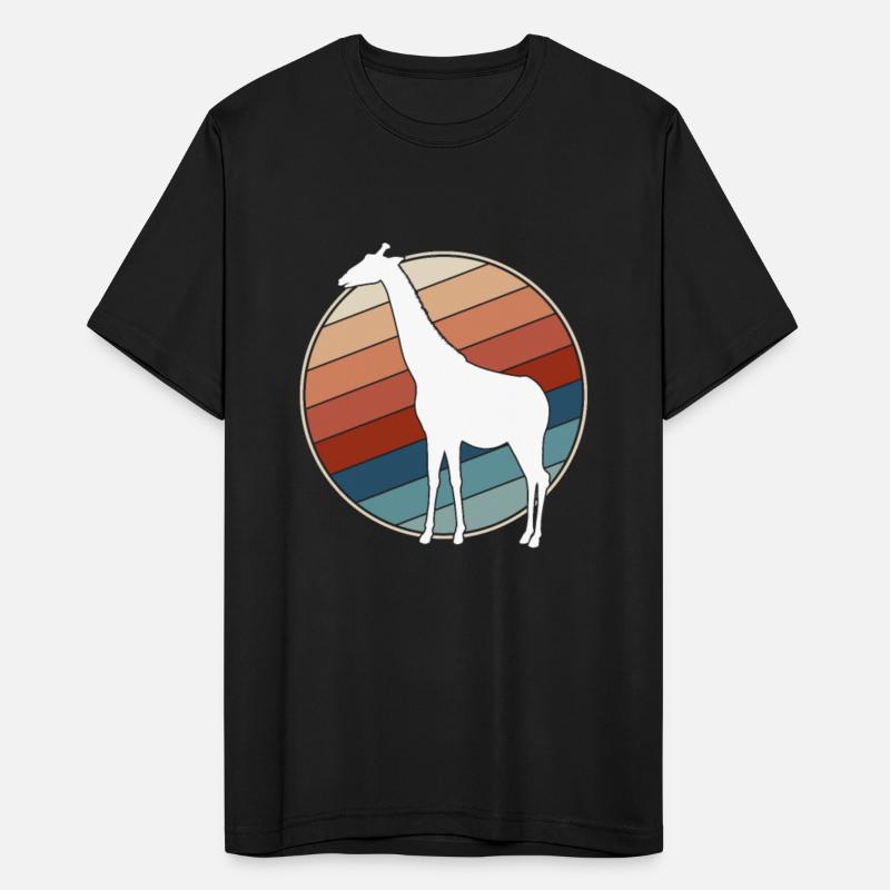 Giraffe in Retro Style