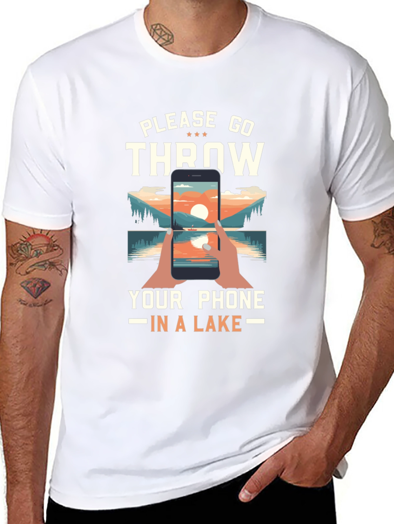 Throw Your Phone in a Lake T-Shirt