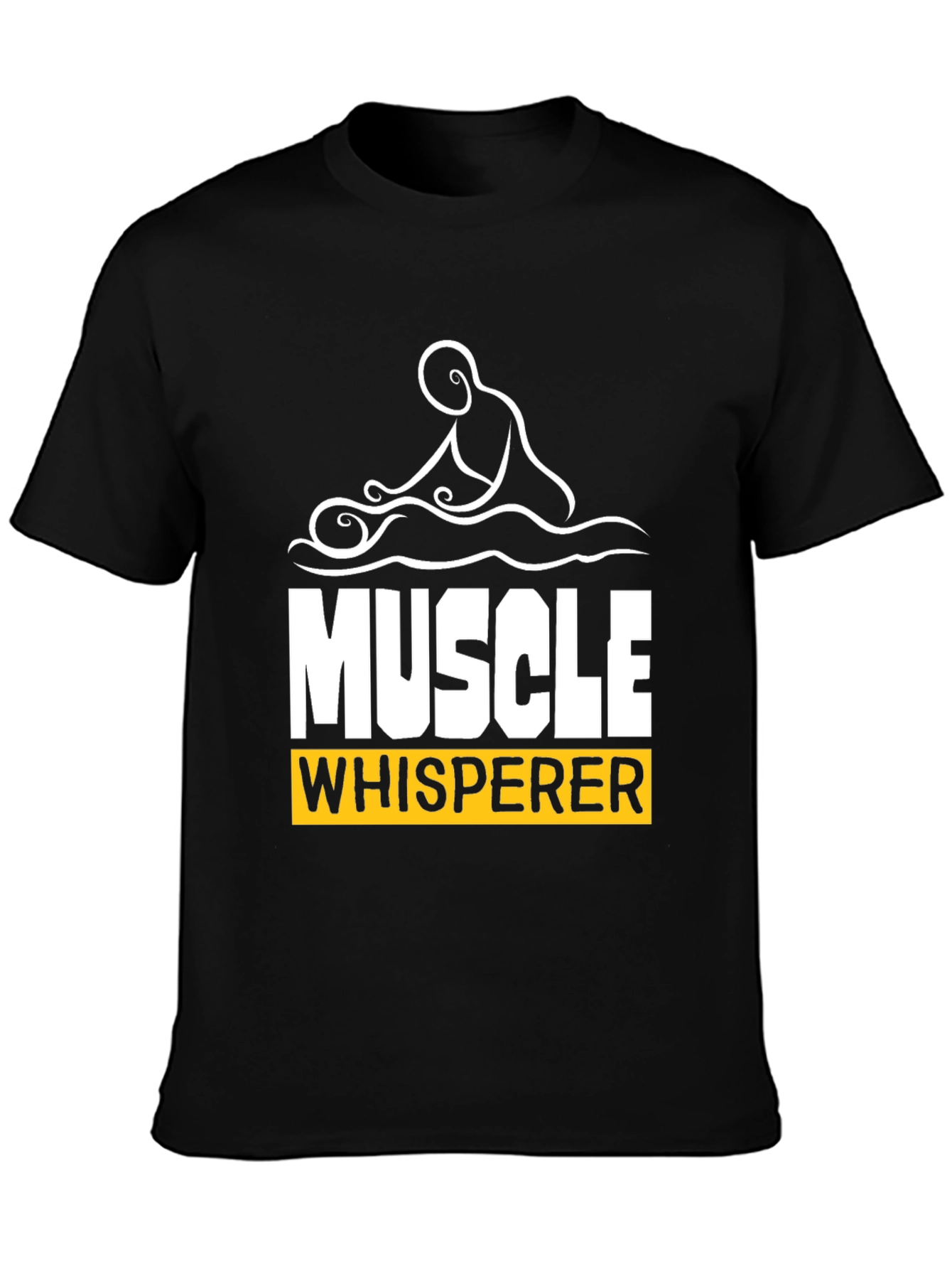 Muscle Whisperer Graphic Tee - Black