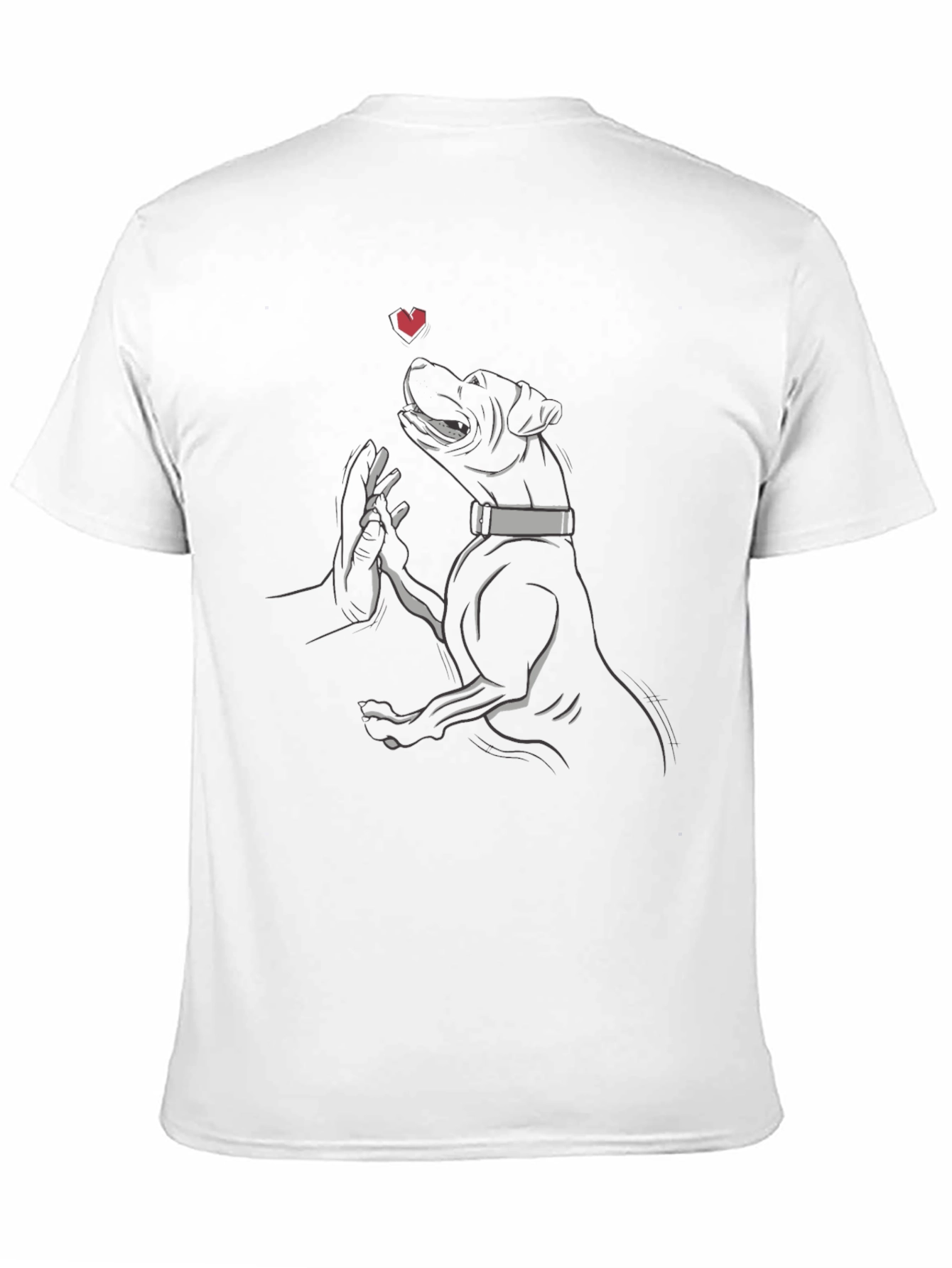 Dog Love T-Shirt Heart Pet Owner Gift