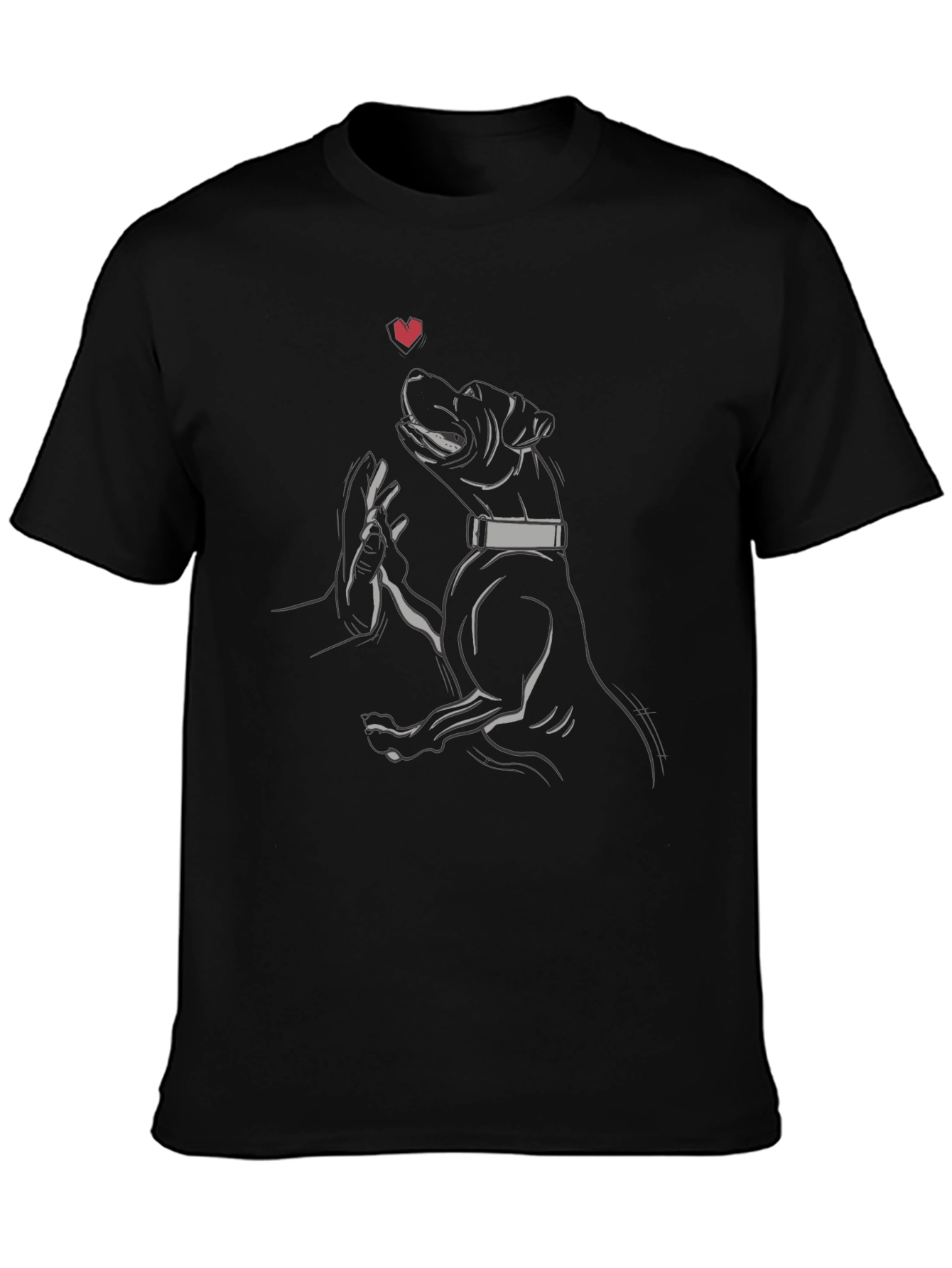 Dog Love T-Shirt Heart Pet Owner Gift