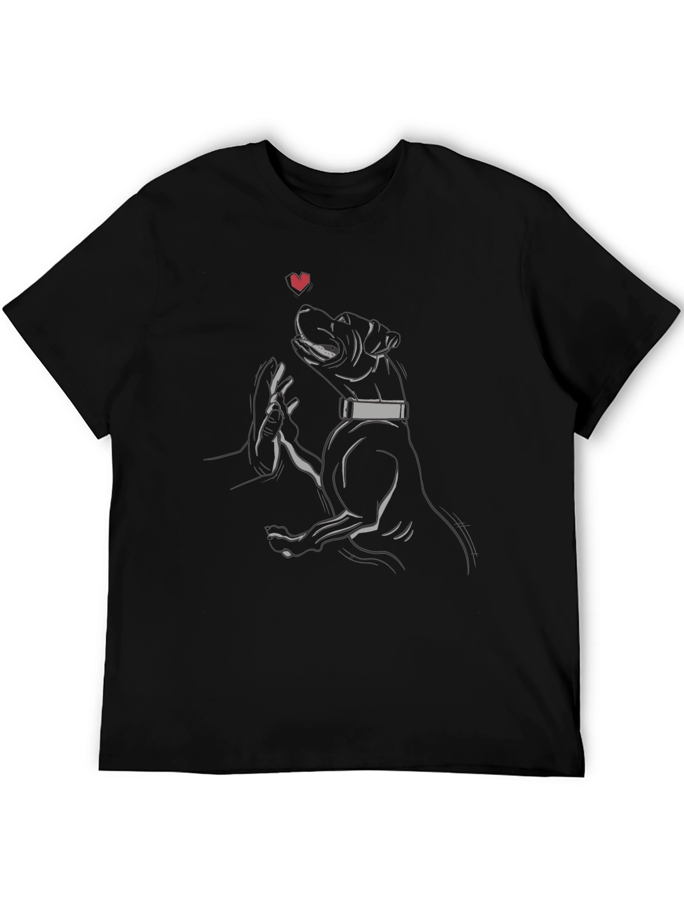 Dog Love T-Shirt Heart Pet Owner Gift