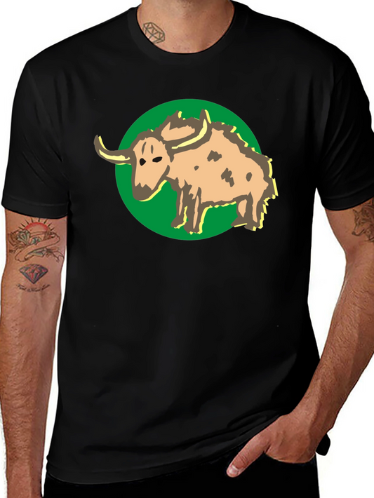 Buffalo Graphic Print Black T-Shirt
