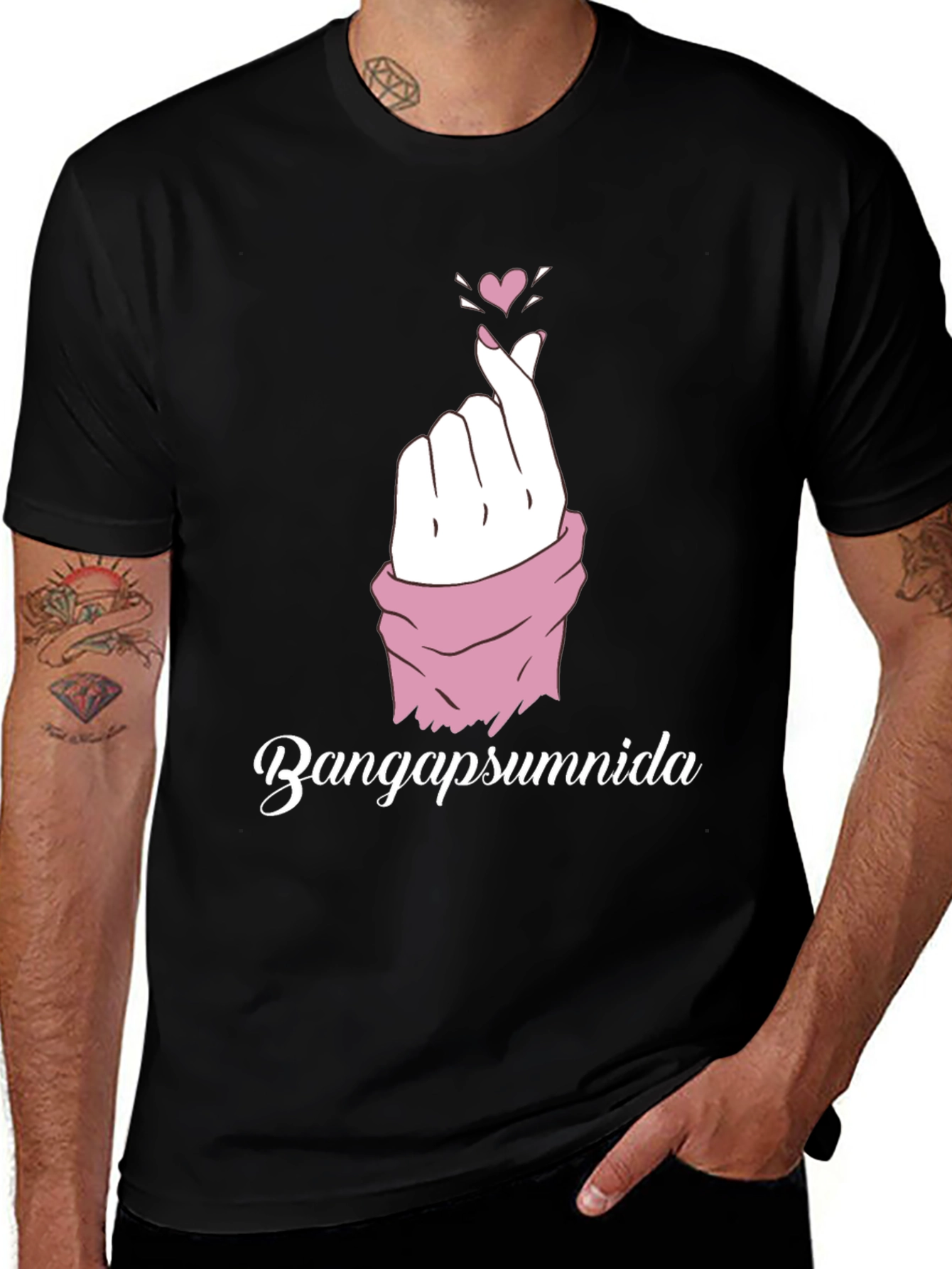 Finger Heart Bangapsumnida T-Shirt
