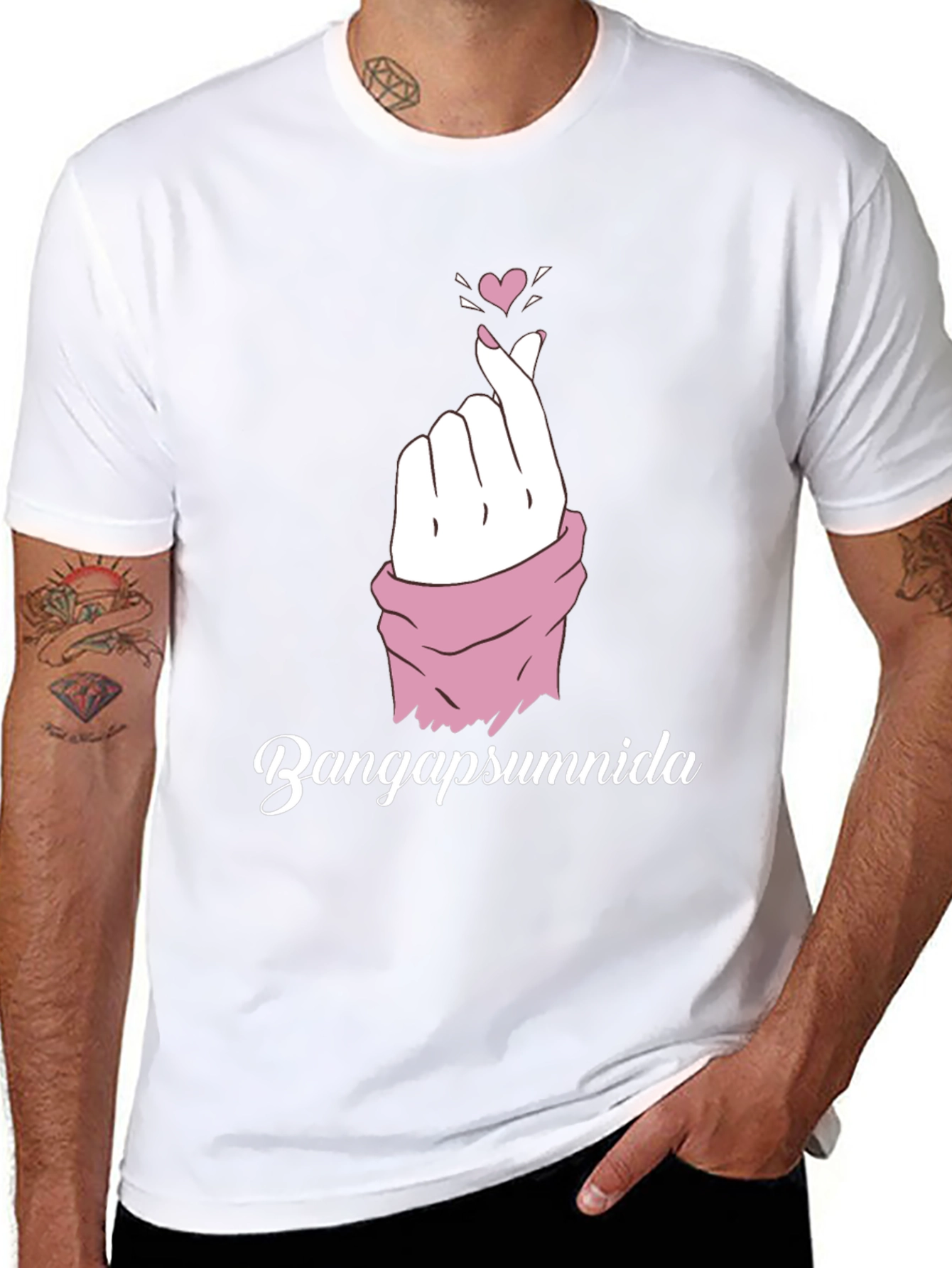 Finger Heart Bangapsumnida T-Shirt
