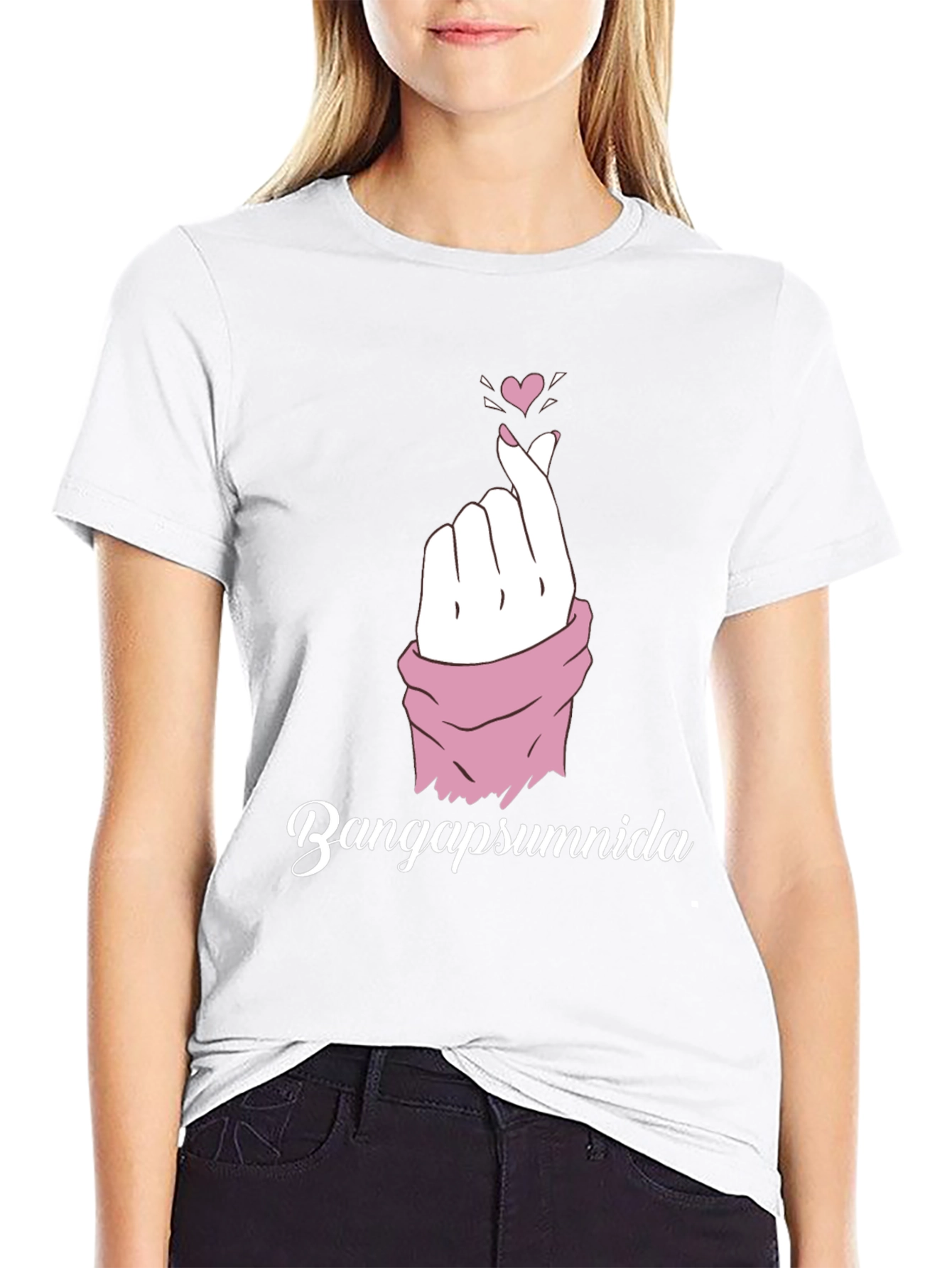 Finger Heart Bangapsumnida T-Shirt