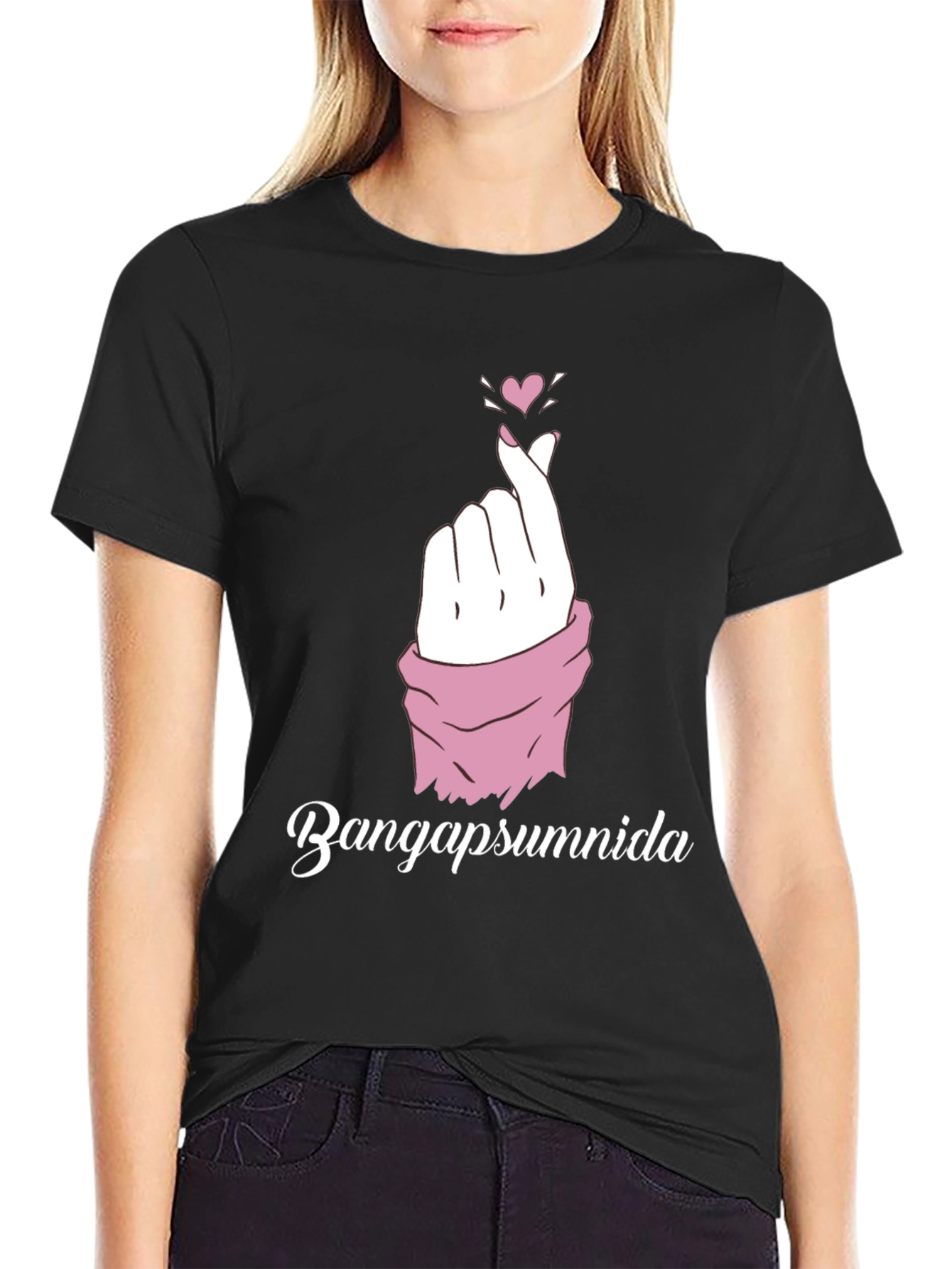 Finger Heart Bangapsumnida T-Shirt