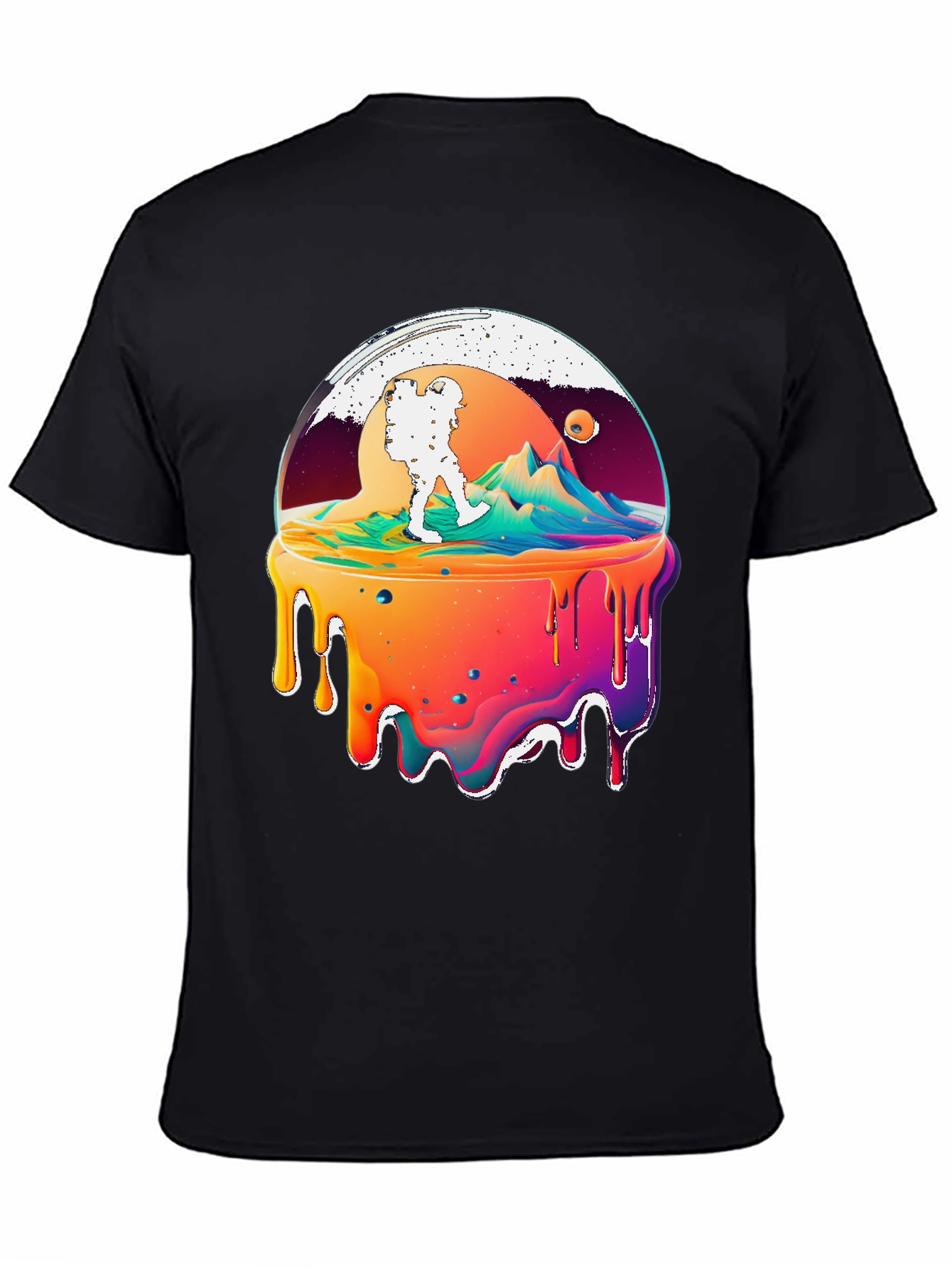 Melting Globe Hiker Graphic Tee