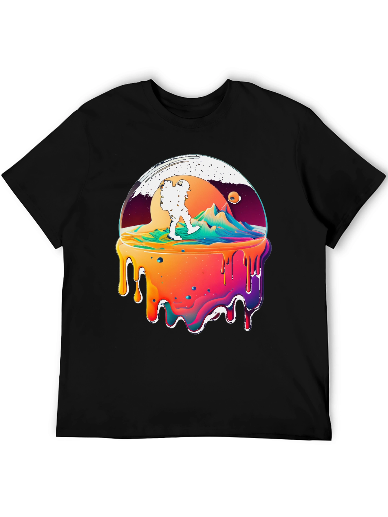 Melting Globe Hiker Graphic Tee