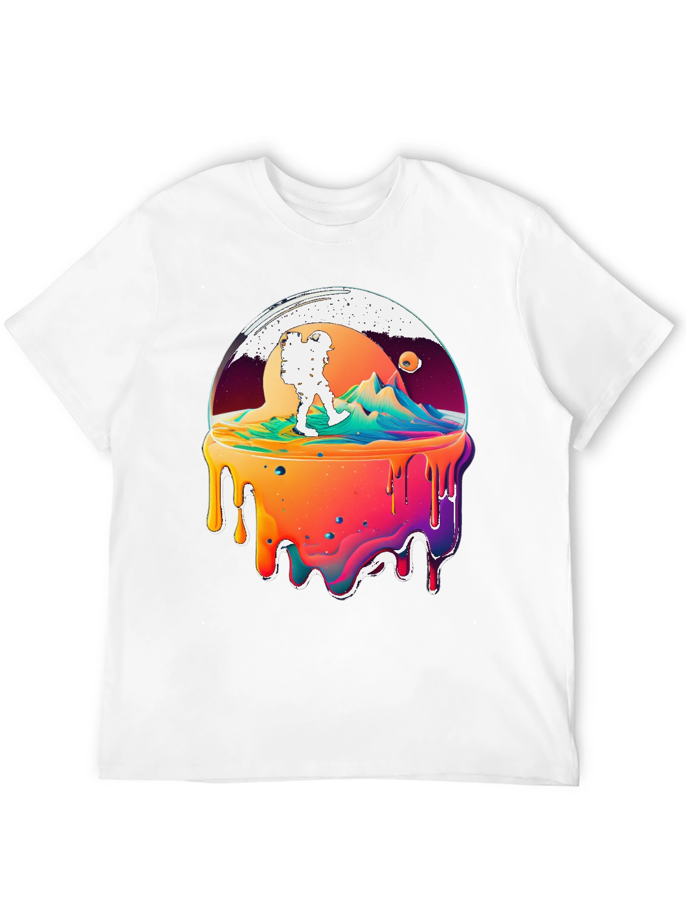 Melting Globe Hiker Graphic Tee