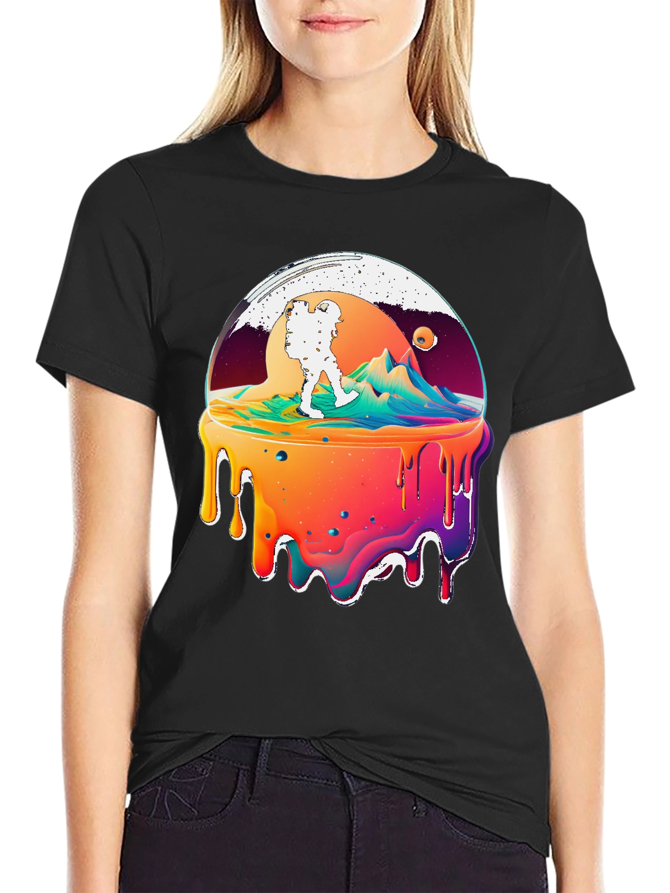 Melting Globe Hiker Graphic Tee