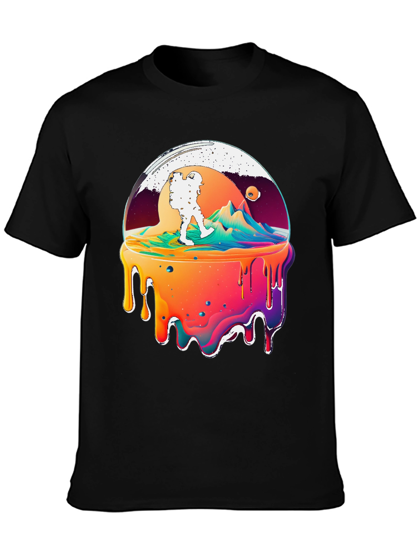 Melting Globe Hiker Graphic Tee