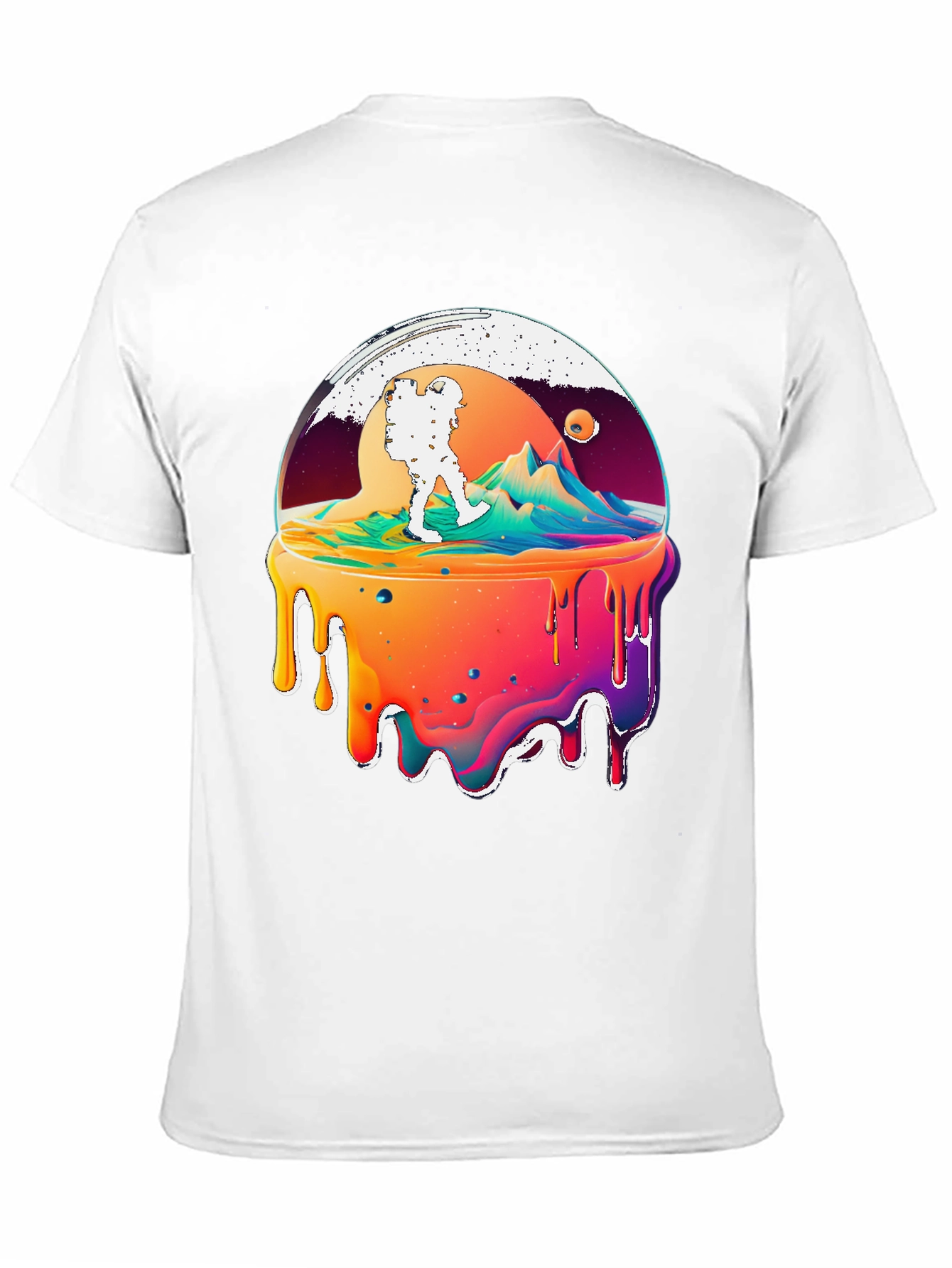 Melting Globe Hiker Graphic Tee