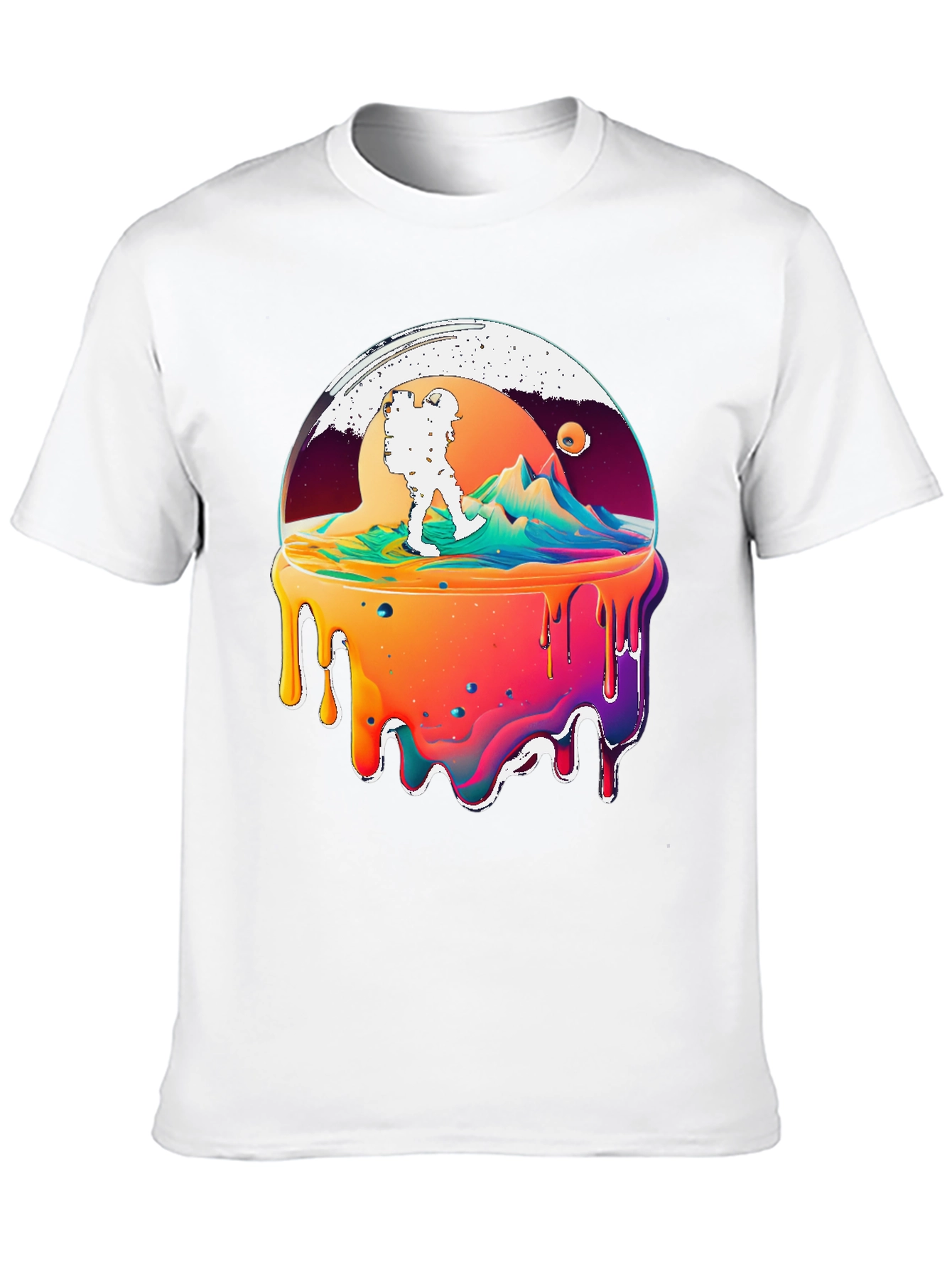 Melting Globe Hiker Graphic Tee