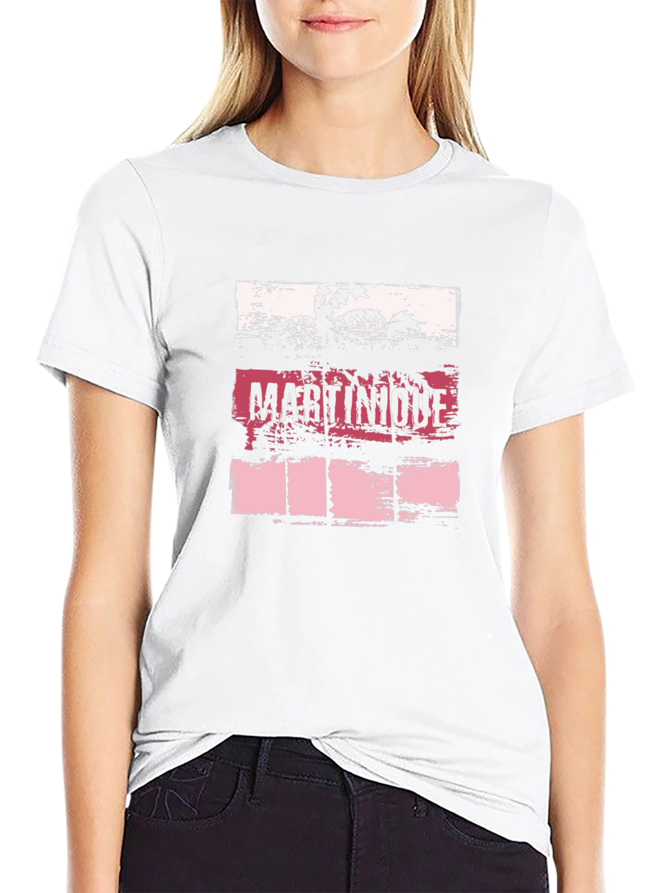 Martinique Palm Tree Graphic T-Shirt