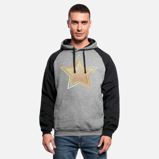 Gold star logo emblem vector image illustration