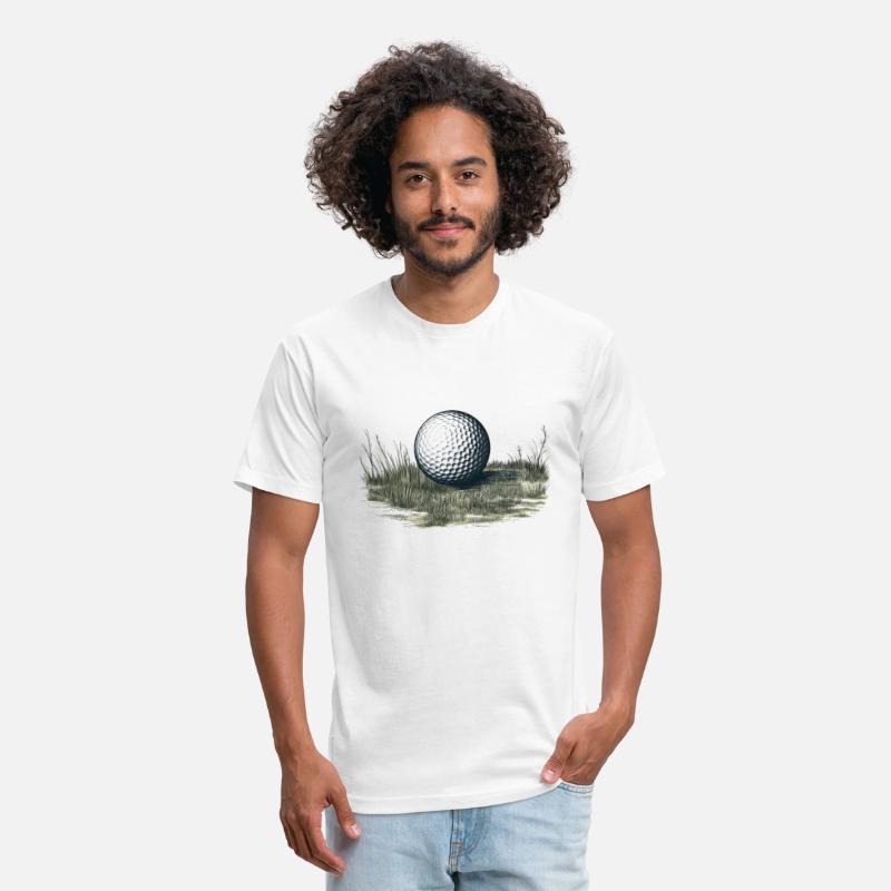 Golf ball on grass