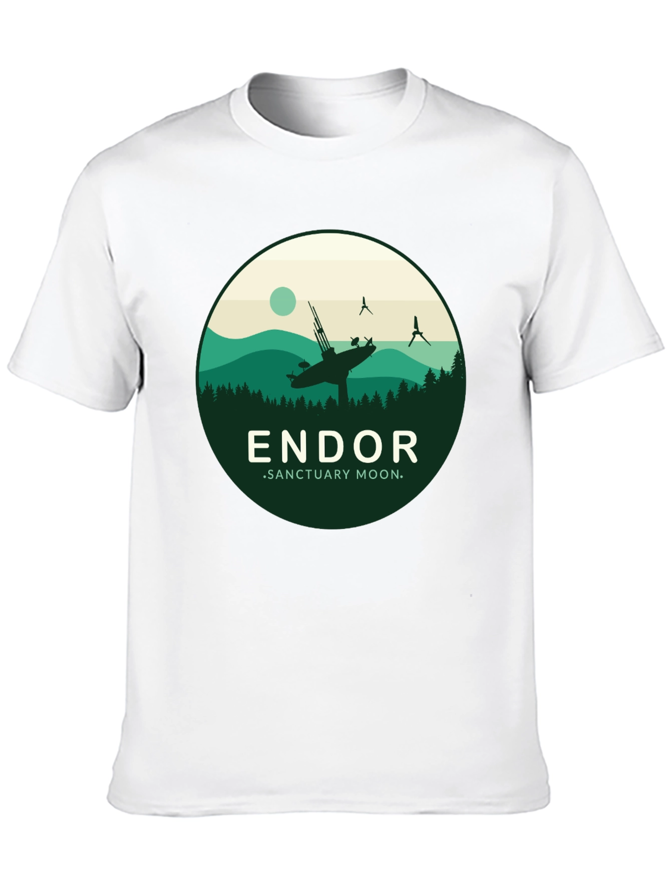 Endor Sanctuary Moon Graphic T-Shirt