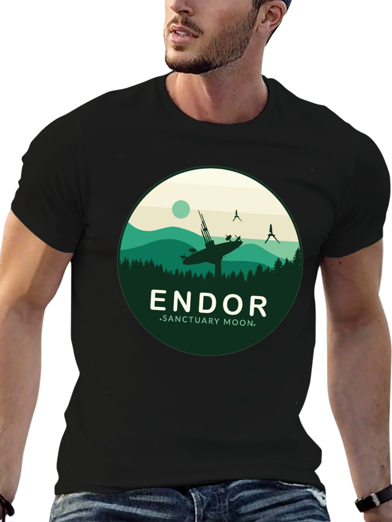 Endor Sanctuary Moon Graphic T-Shirt