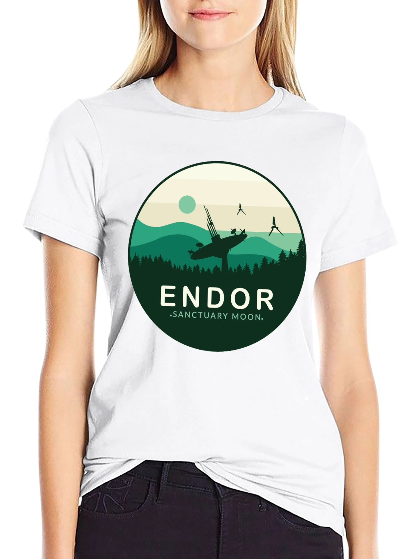 Endor Sanctuary Moon Graphic T-Shirt