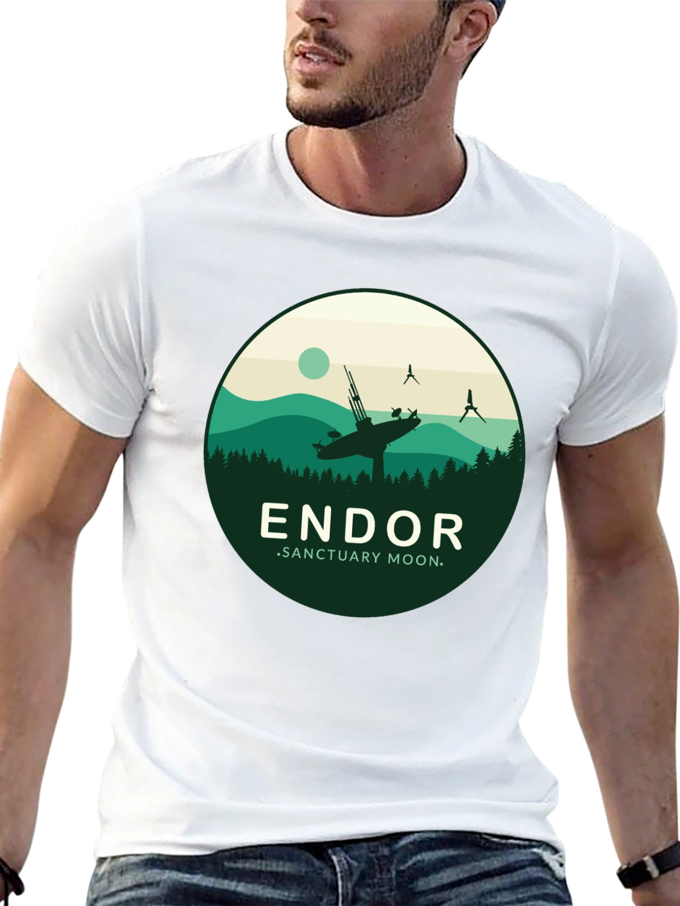 Endor Sanctuary Moon Graphic T-Shirt