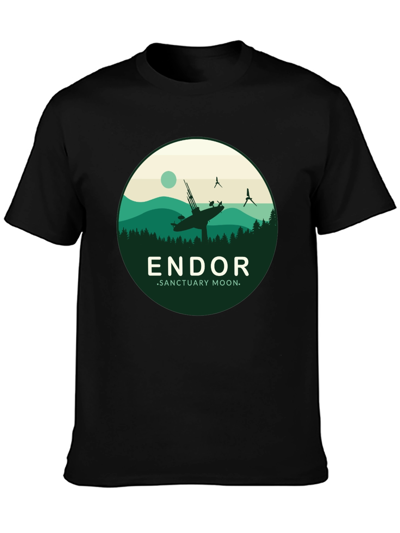 Endor Sanctuary Moon Graphic T-Shirt