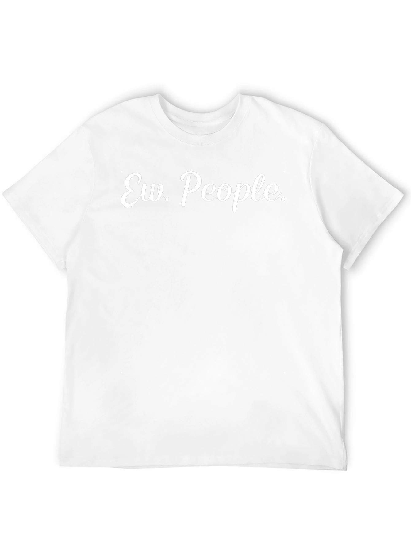 Ew People Black Graphic Tee - Novelty T-Shirt