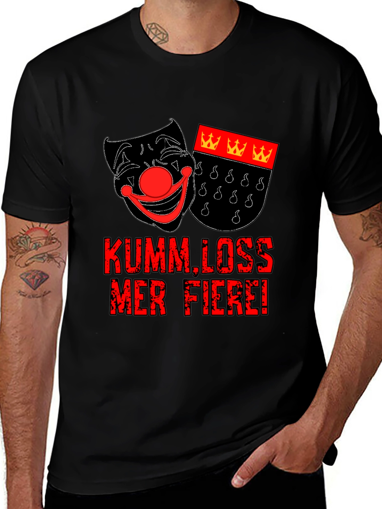 Kumm Loss Mer Fiere! Graphic Tee