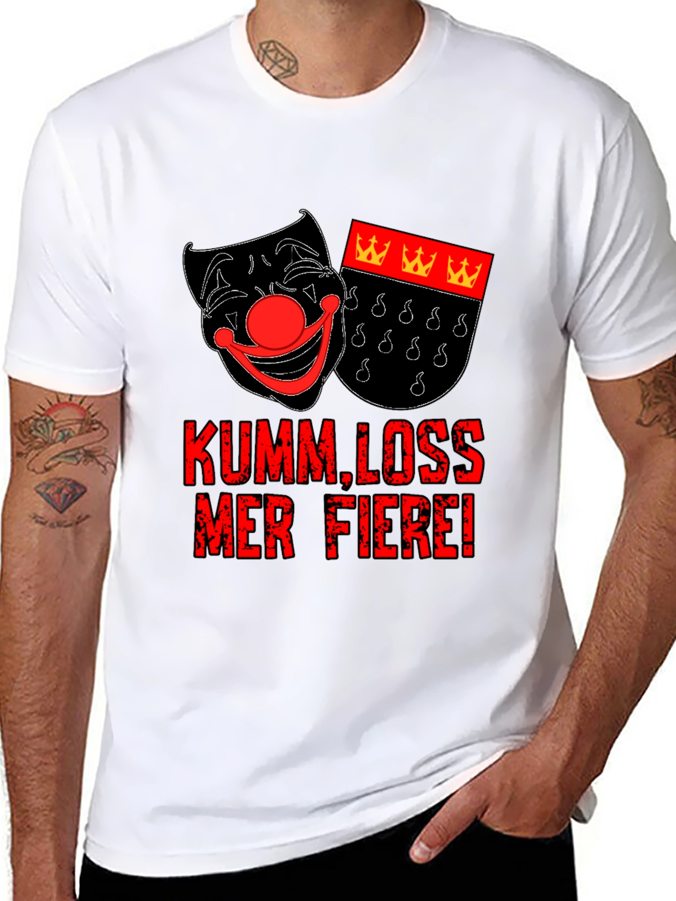 Kumm Loss Mer Fiere! Graphic Tee