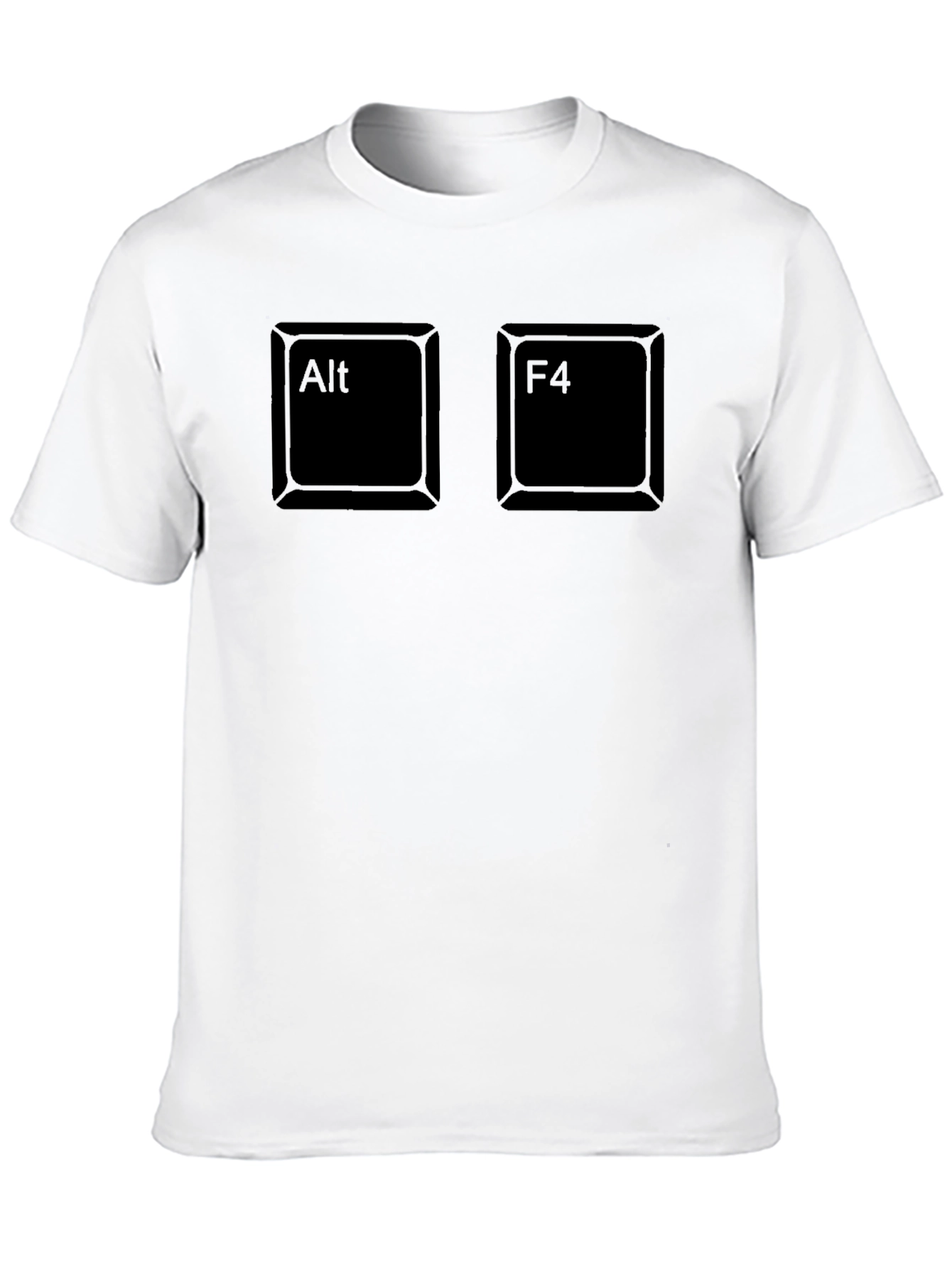 Alt+F4 Black T-Shirt - Shut Down in Style