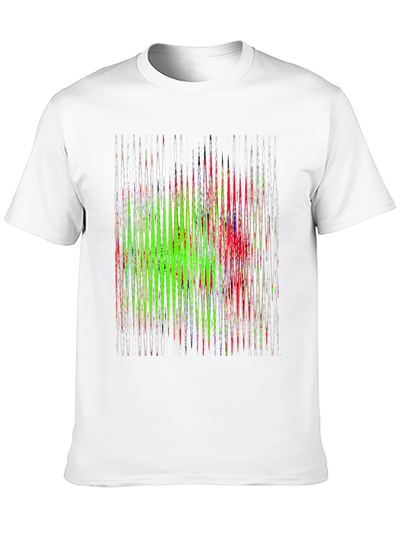 Abstract Graphic Print Mens Black T-Shirt